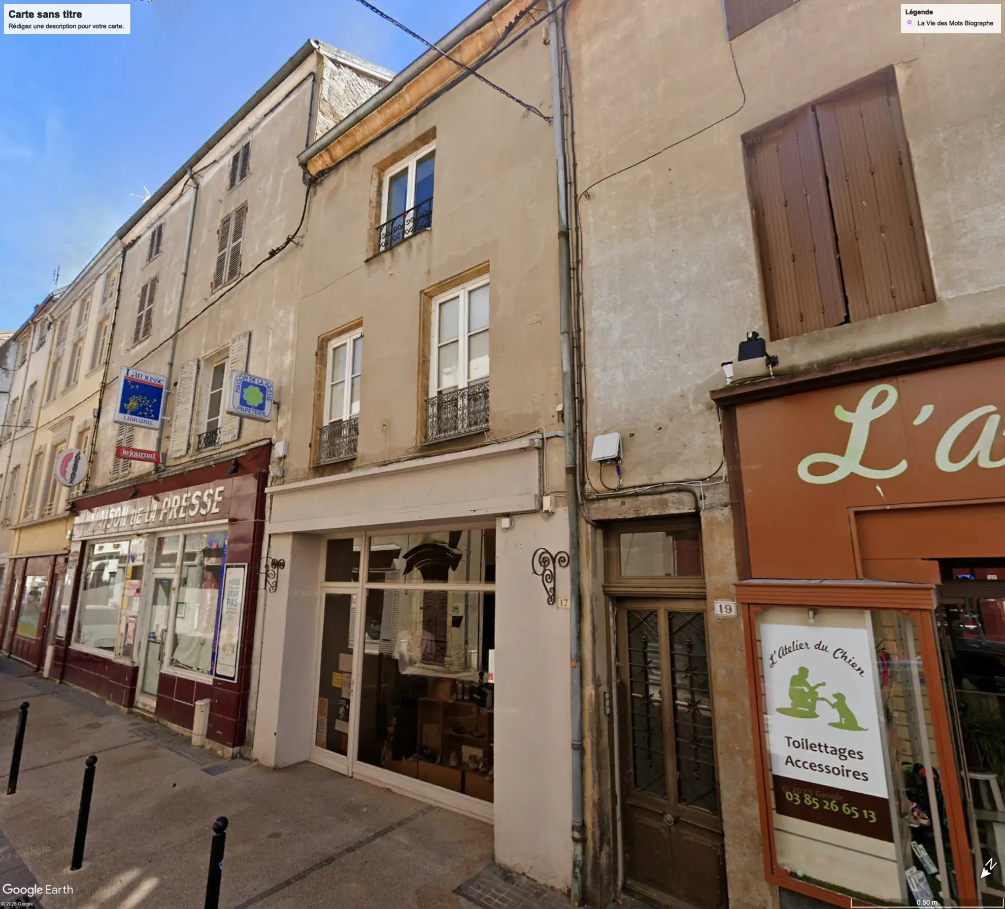 Immeuble de rapport avec local commercial et appartements loués à Marcigny