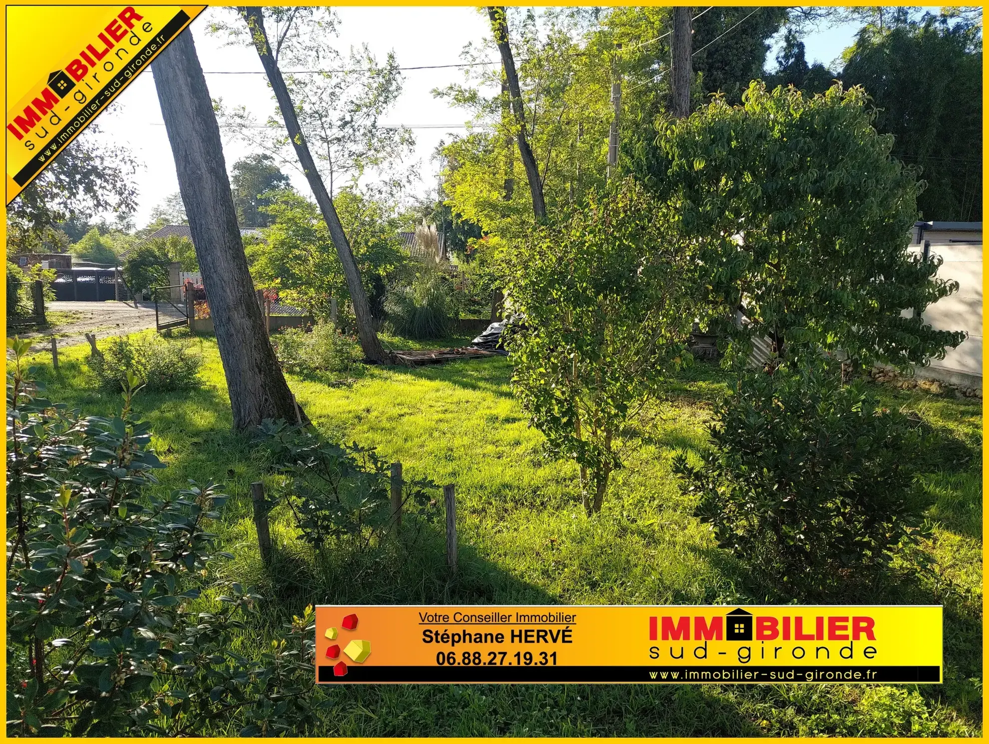 Terrain constructible de 485 m² à vendre à Noaillan, Sud Gironde