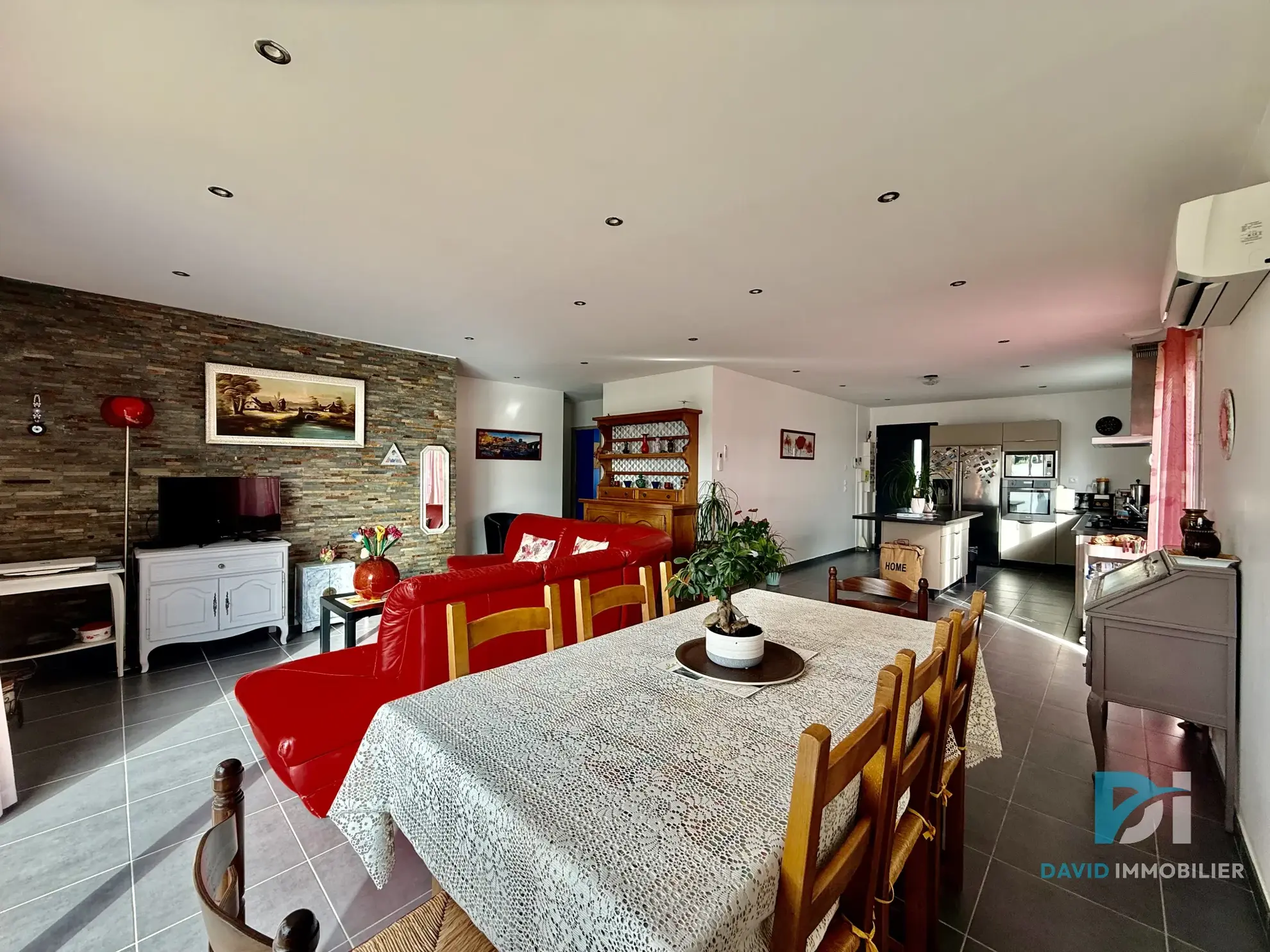 Belle maison de plain-pied à Saint-Thibéry de 87 m² avec jardin et terrasse