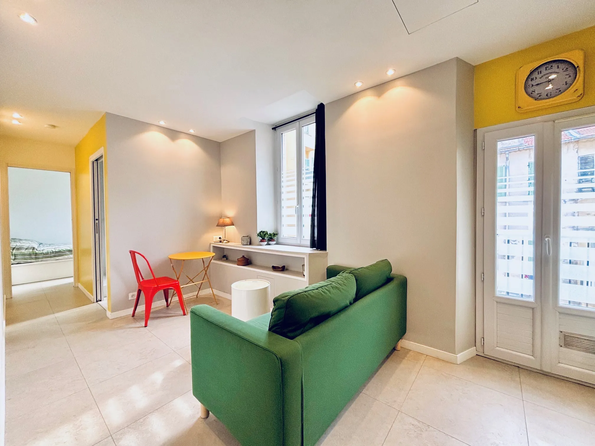 Studio rénové meublé à Nice avec balcon, proche commodités 