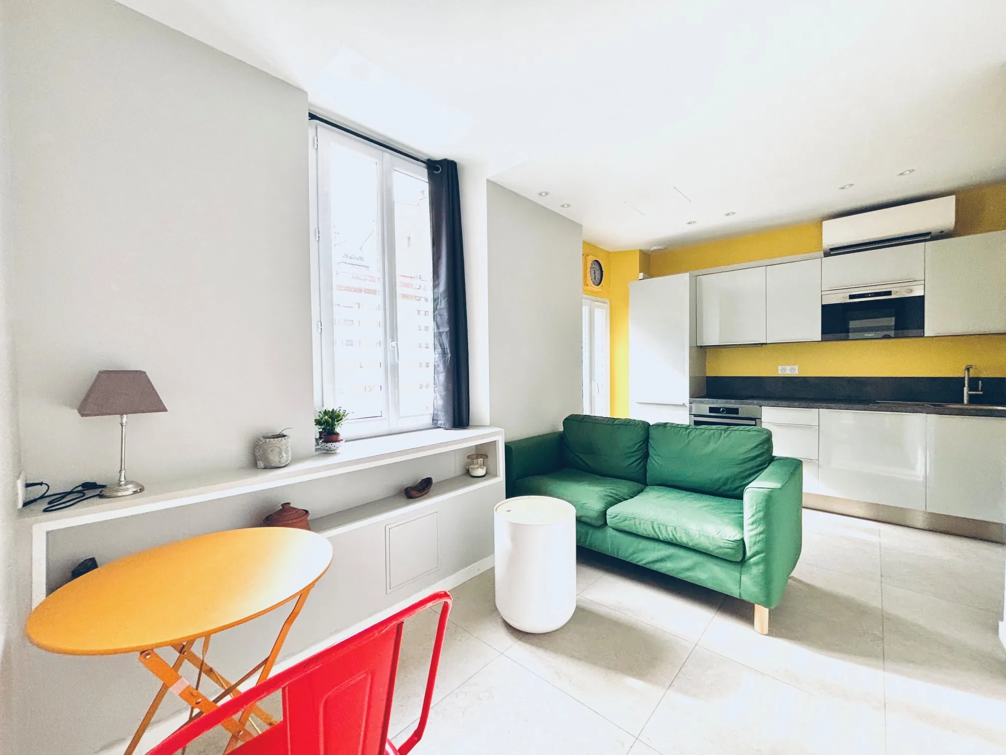 Studio rénové meublé à Nice avec balcon, proche commodités