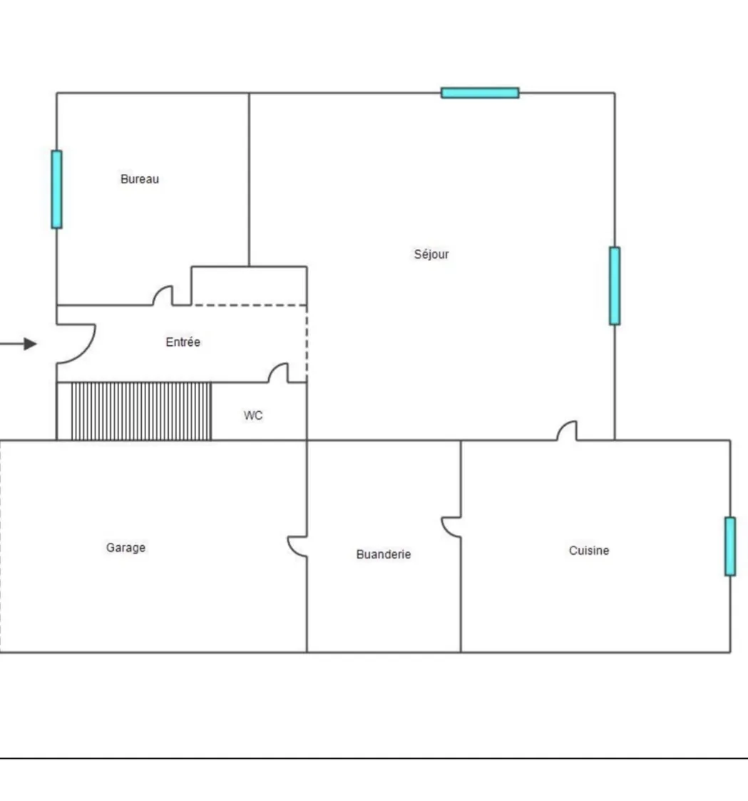 Maison familiale à Saint-Herblain avec jardin sud-ouest, près de Nantes, à moderniser 