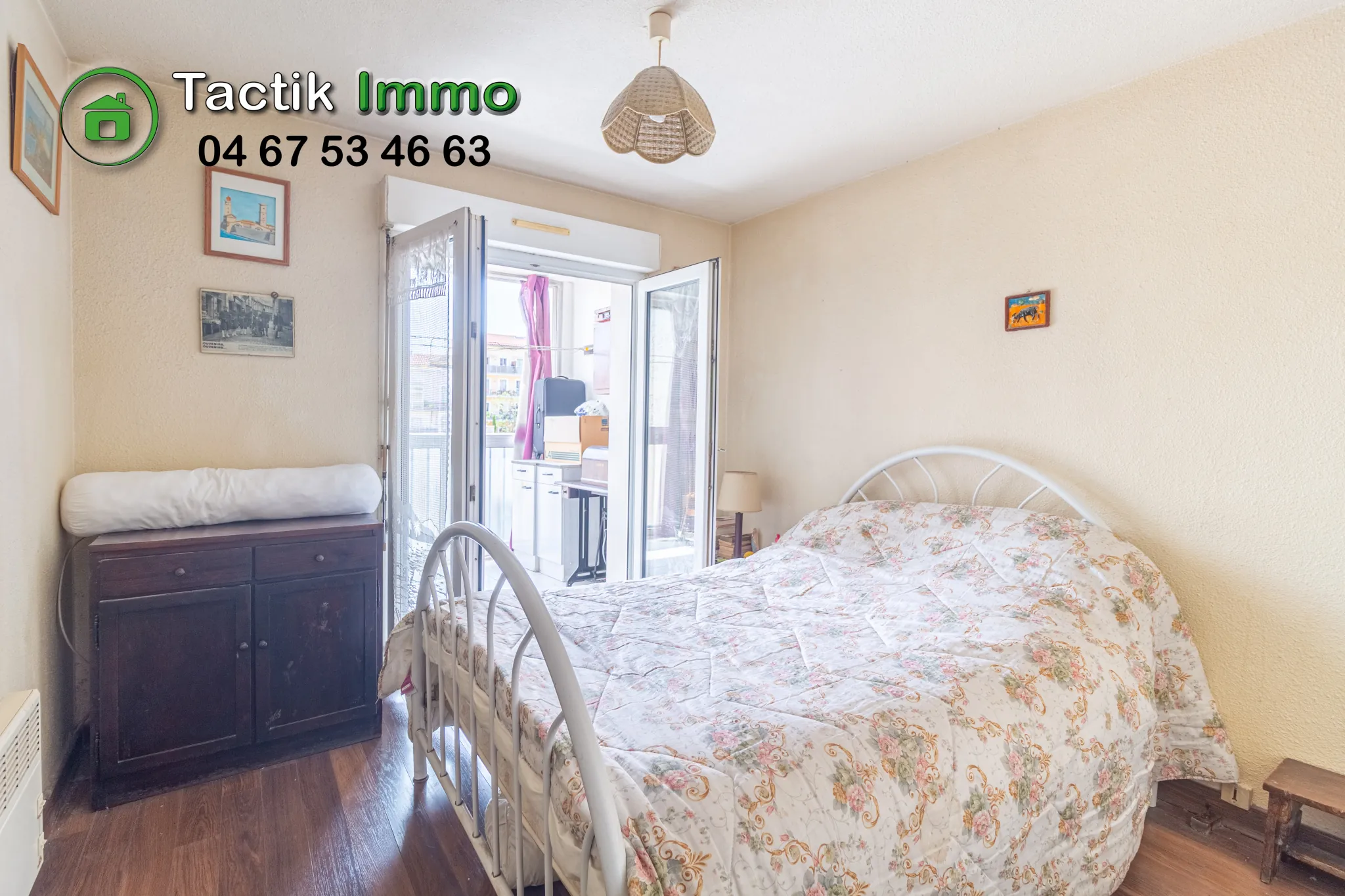 Appartement traversant de 52 m² à Sète, proche des commodités 