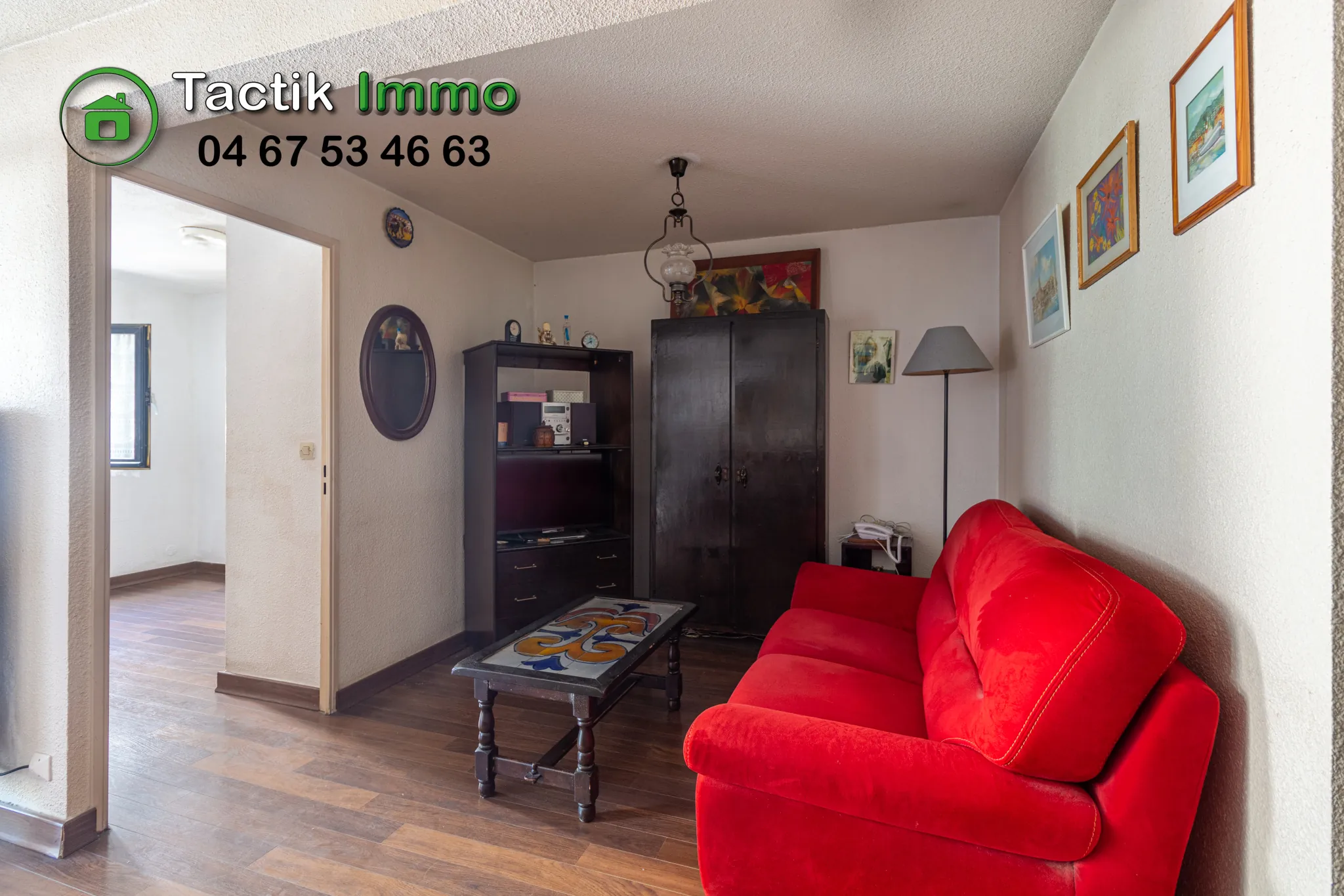 Appartement traversant de 52 m² à Sète, proche des commodités 