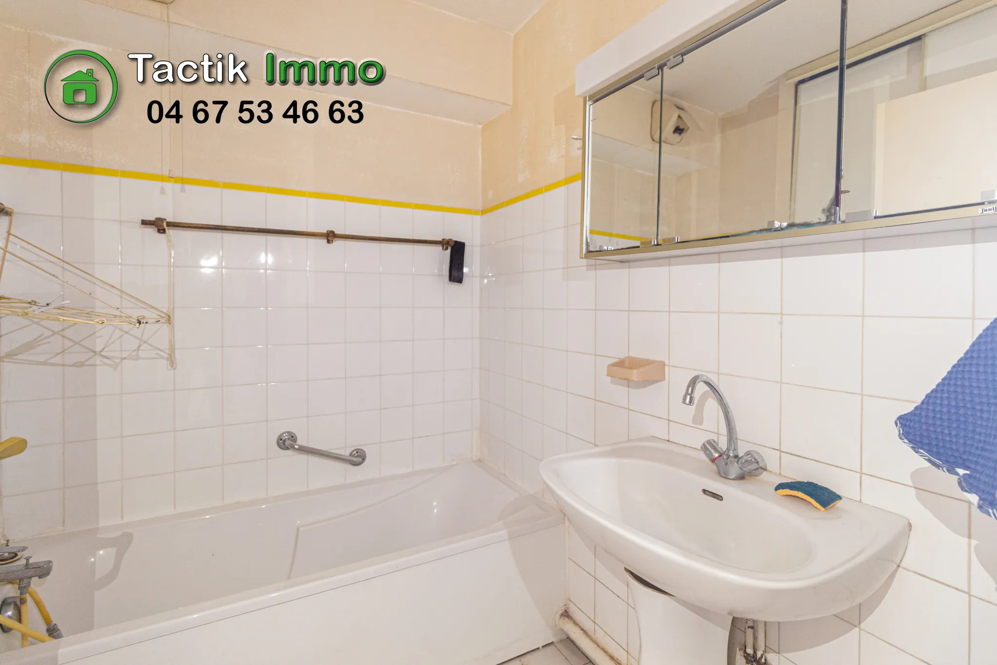 Appartement traversant de 52 m² à Sète, proche des commodités 