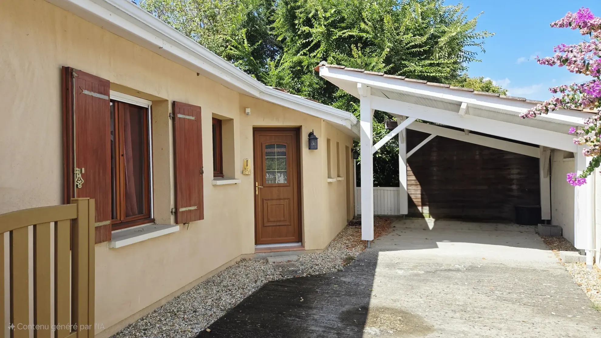 Maison de plain-pied à Vayres de 105 m² avec jardin et garage 