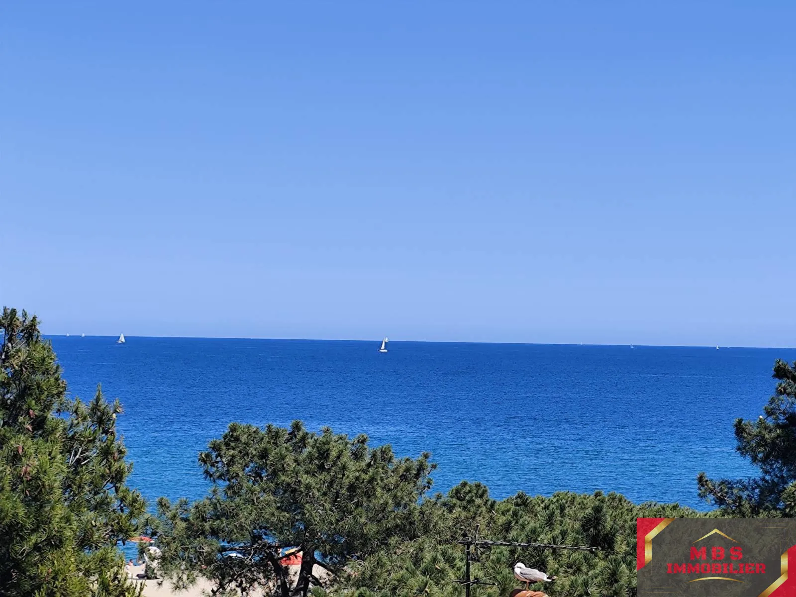 Appartement T2 cabine avec vue mer à Argeles-sur-Mer – Dernier étage avec ascenseur