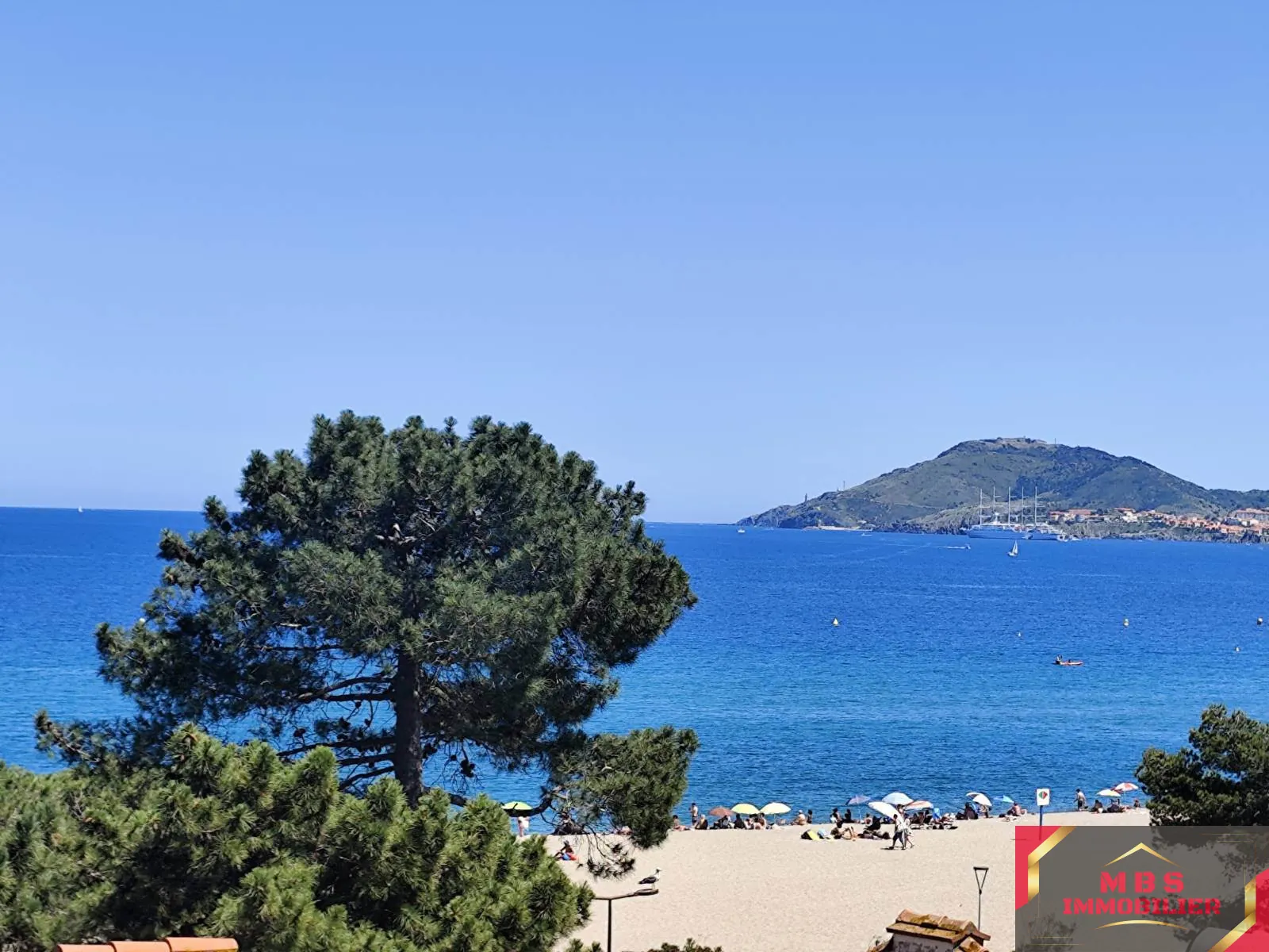 Appartement T2 cabine avec vue mer à Argeles-sur-Mer – Dernier étage avec ascenseur 