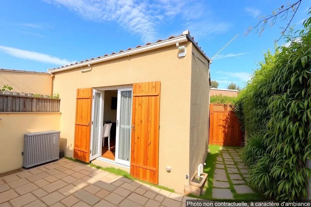 Villa T3 à Vic-la-Gardiole avec jardin, parking et proche plages 