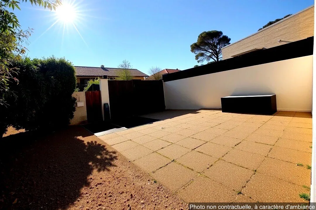 Villa T3 à Vic-la-Gardiole avec jardin, parking et proche plages 