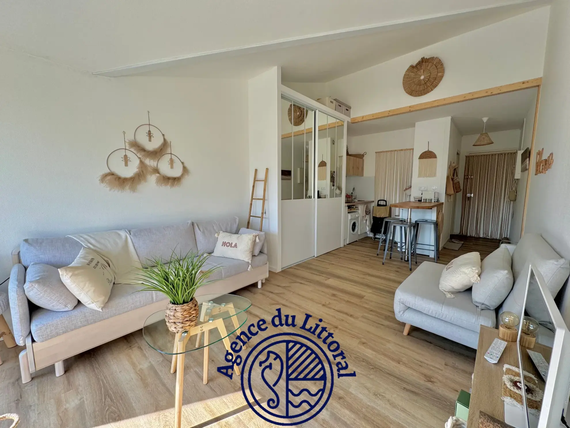 Studio rénové avec balcon et parking à Saint-Georges-de-Didonne