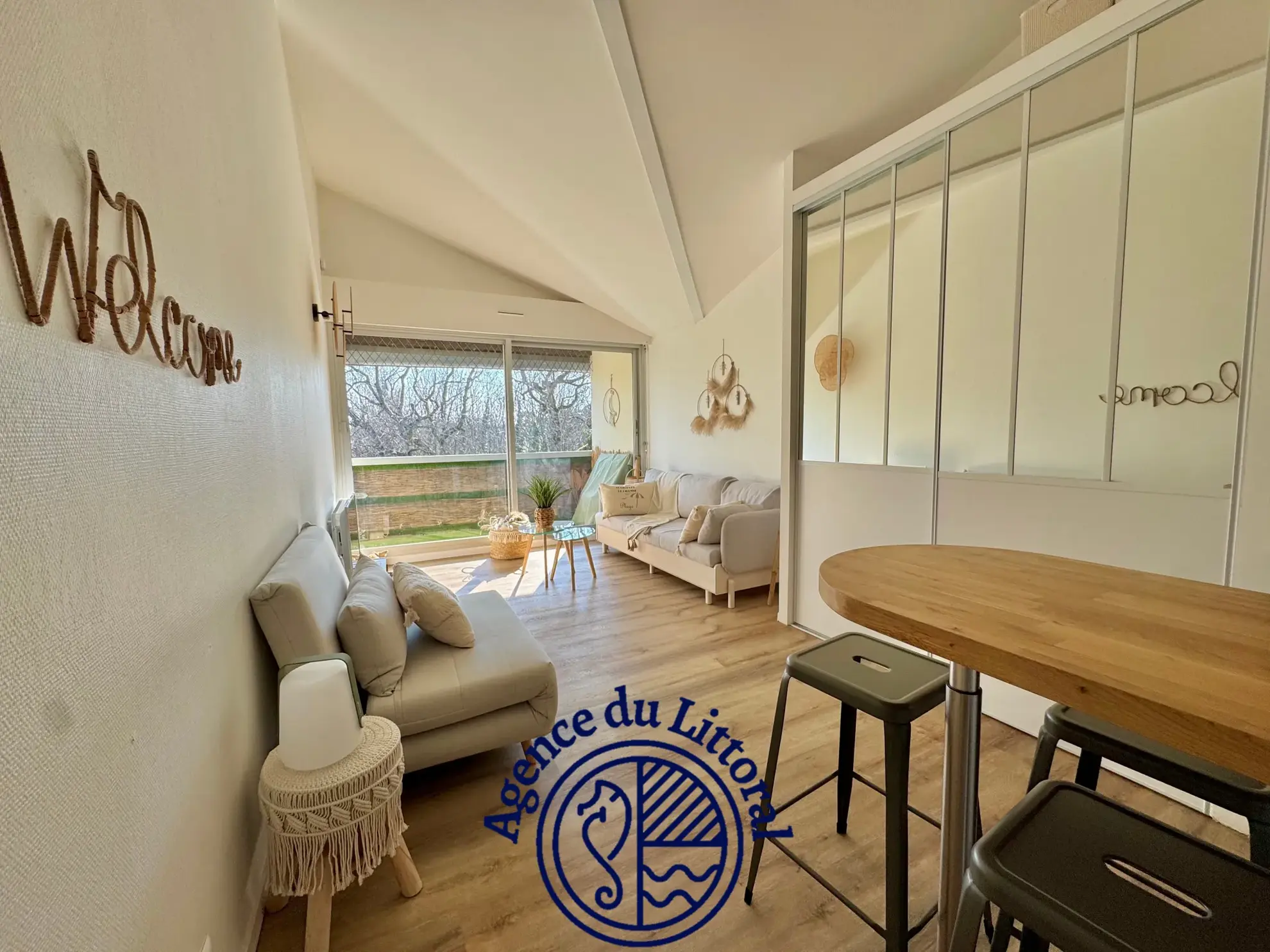 Studio rénové avec balcon et parking à Saint-Georges-de-Didonne 