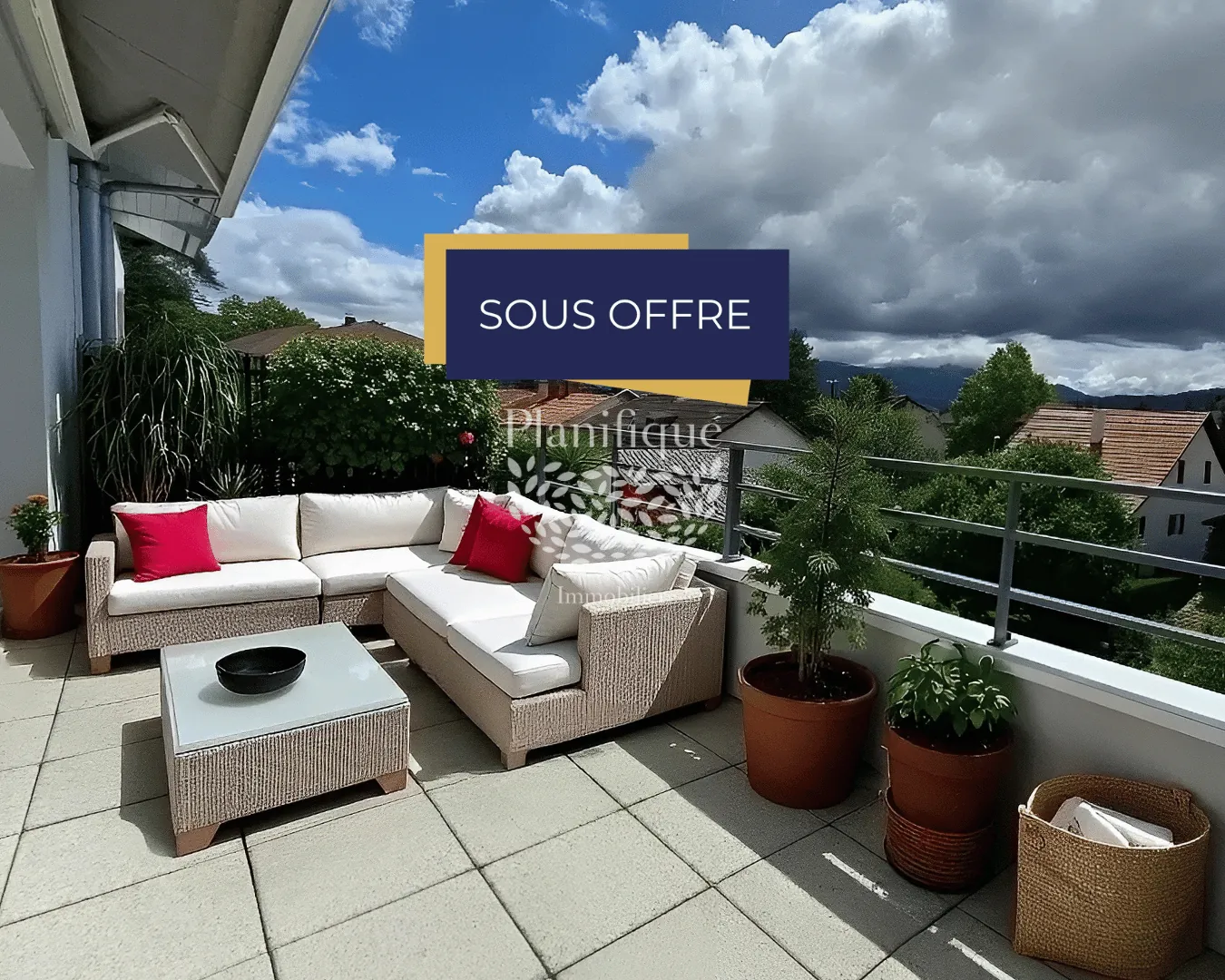 Vente d’un appartement T2 lumineux avec terrasse à Reignier-Ésery