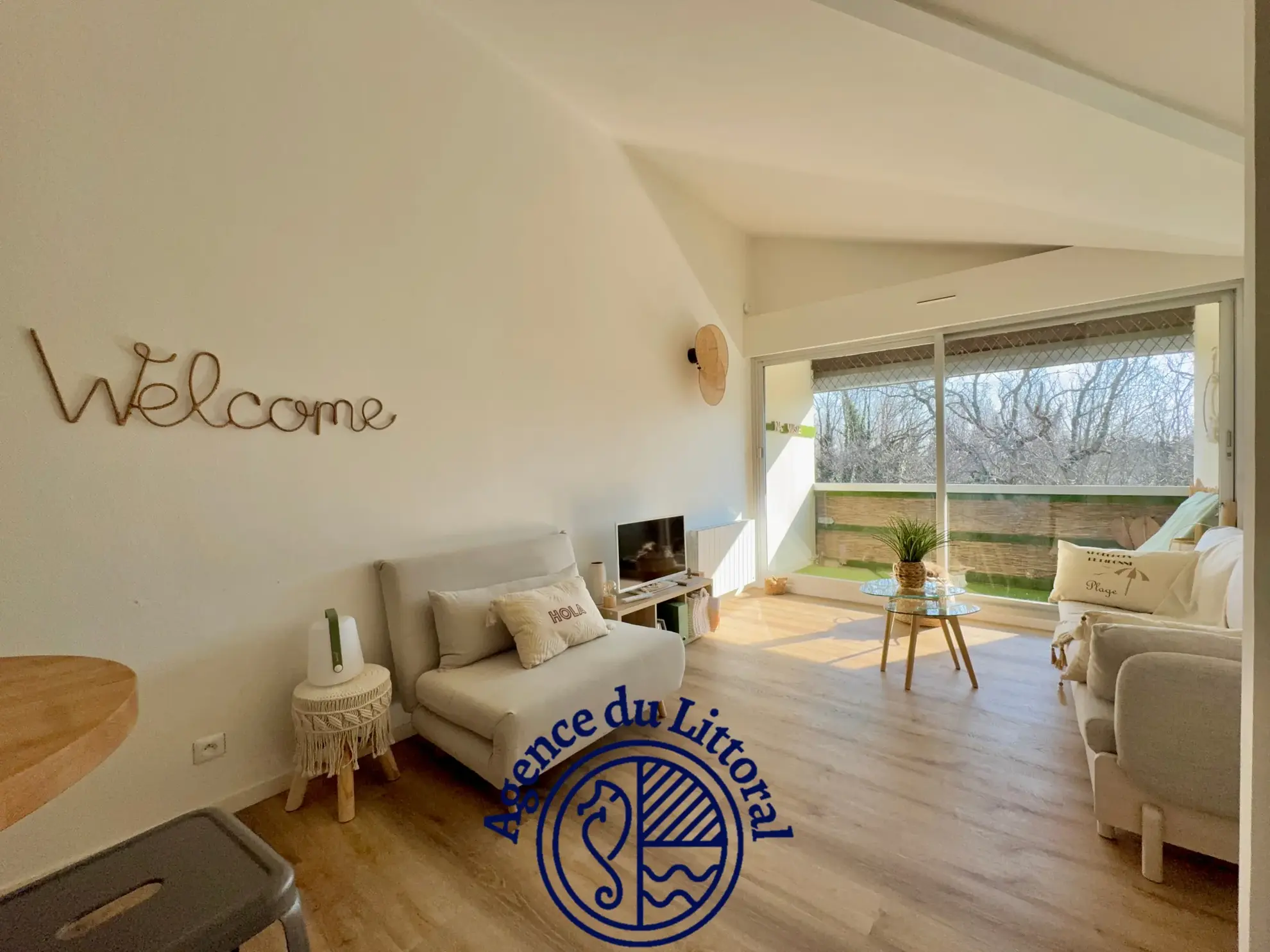 Studio rénové avec balcon et parking à Saint-Georges-de-Didonne 