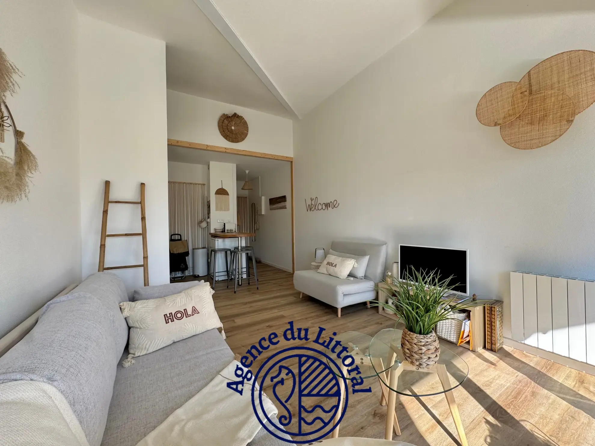 Studio rénové avec balcon et parking à Saint-Georges-de-Didonne 