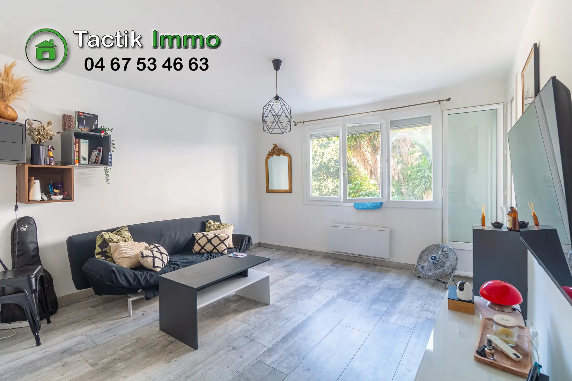 Appartement 2 pièces à Sète avec loggia et parking, secteur Frontignan