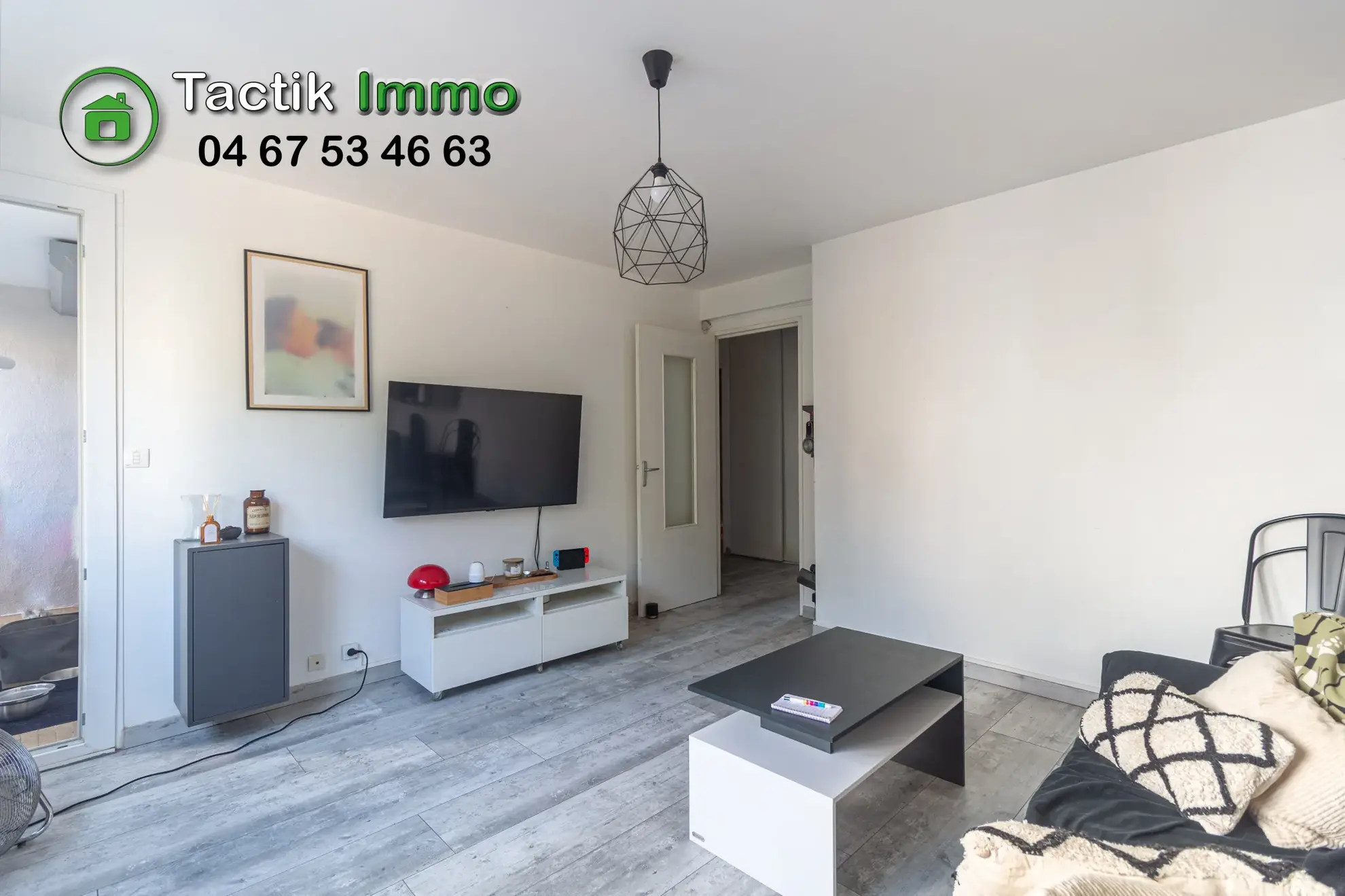 Appartement 2 pièces à Sète avec loggia et parking, secteur Frontignan 