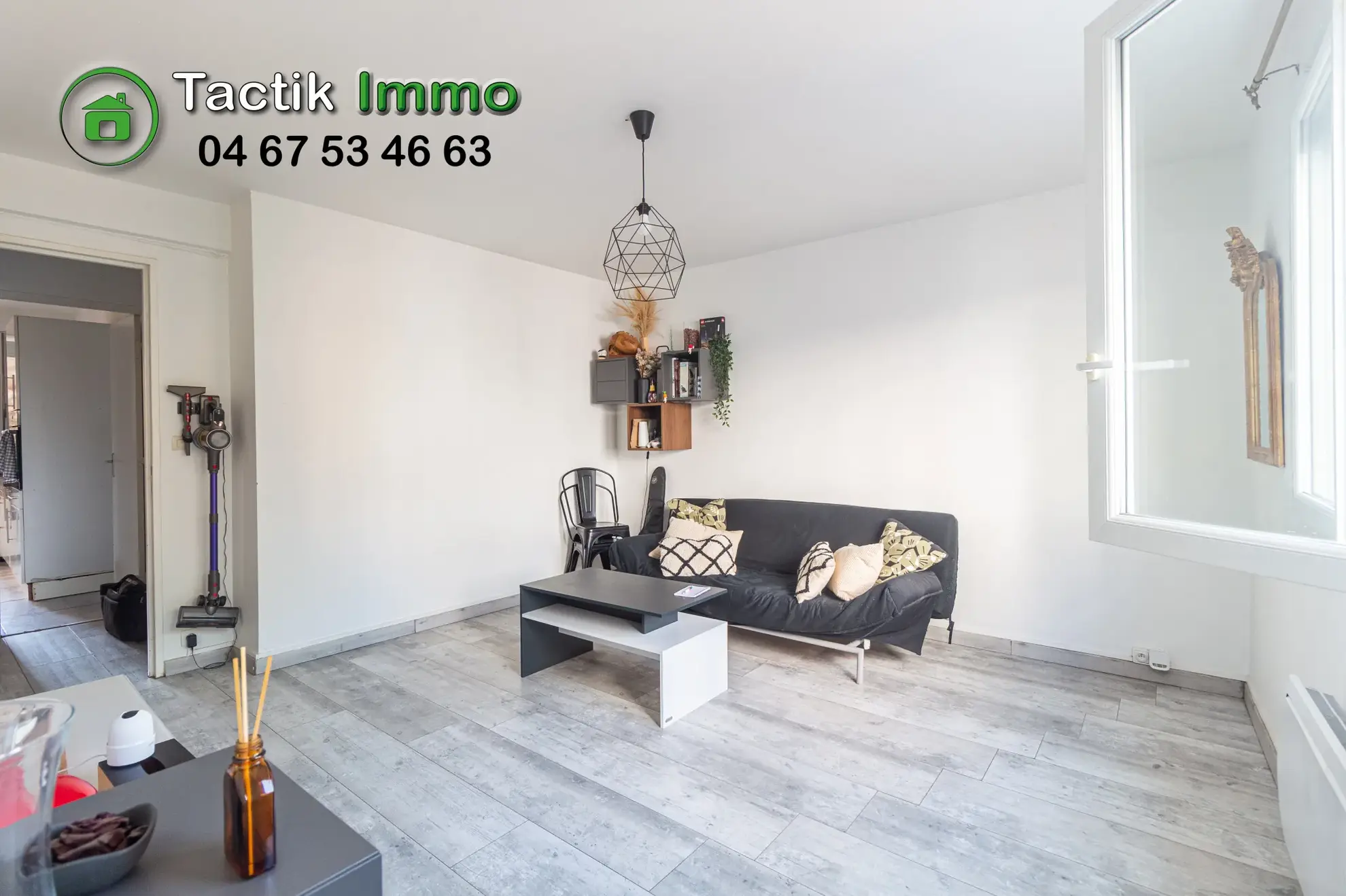 Appartement 2 pièces à Sète avec loggia et parking, secteur Frontignan 