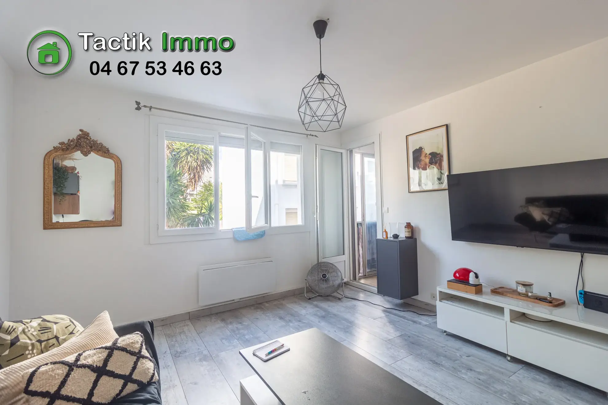 Appartement 2 pièces à Sète avec loggia et parking, secteur Frontignan 