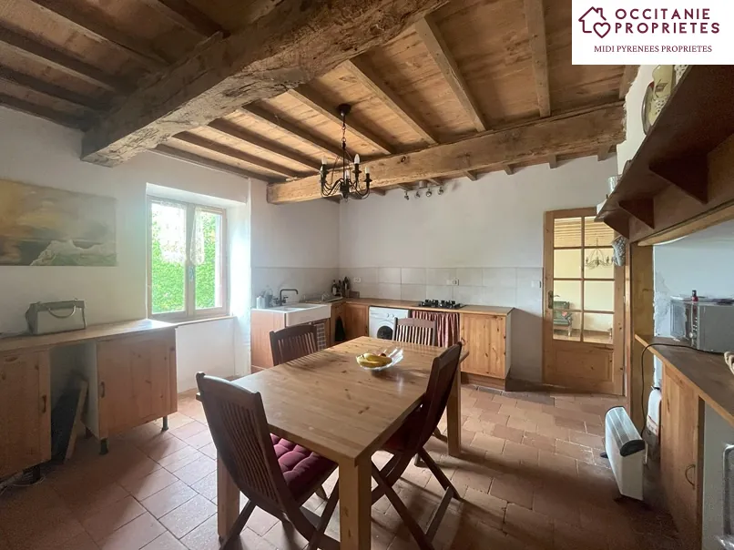 Magnifique maison rénovée avec vue sur les Pyrénées à Lilhac 