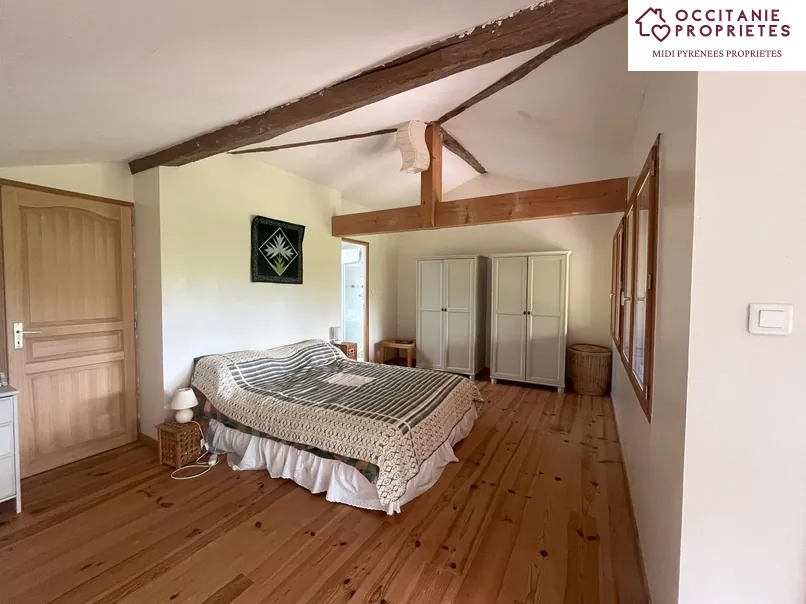 Magnifique maison rénovée avec vue sur les Pyrénées à Lilhac 