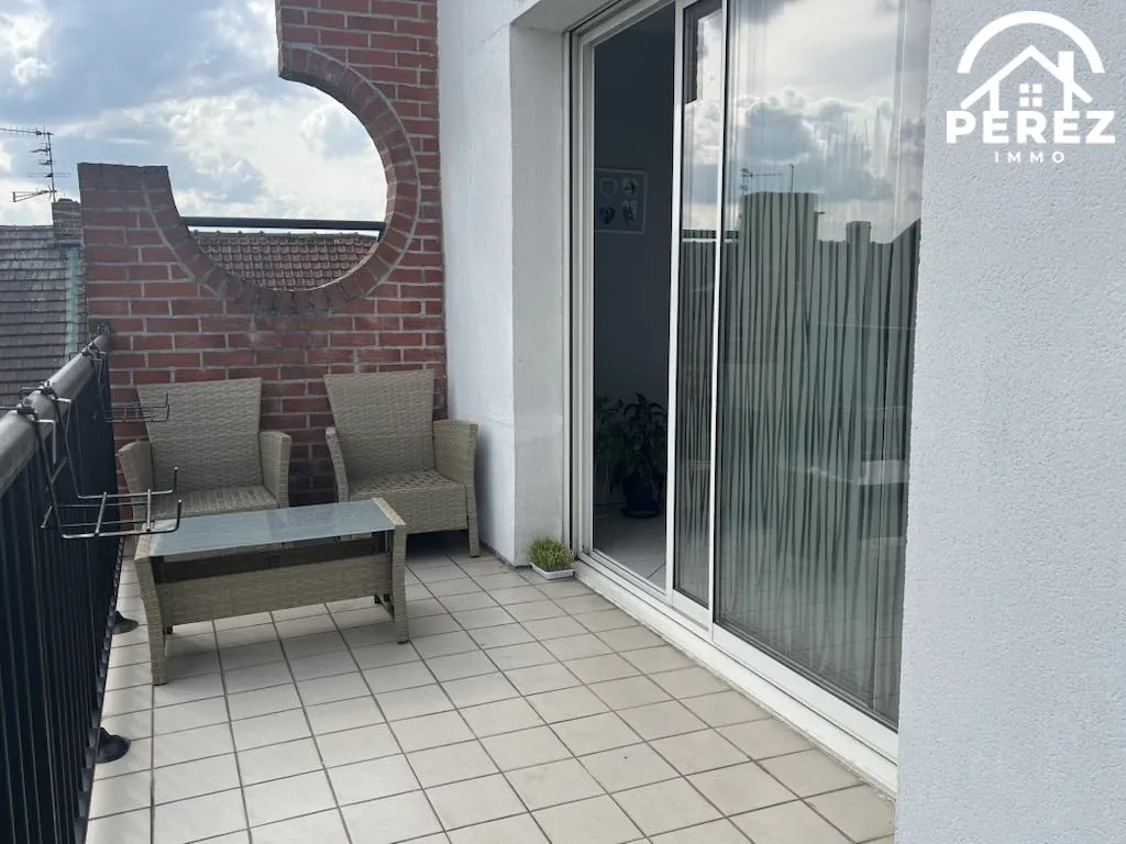 Appartement de standing avec balcon, garage à Halluin 