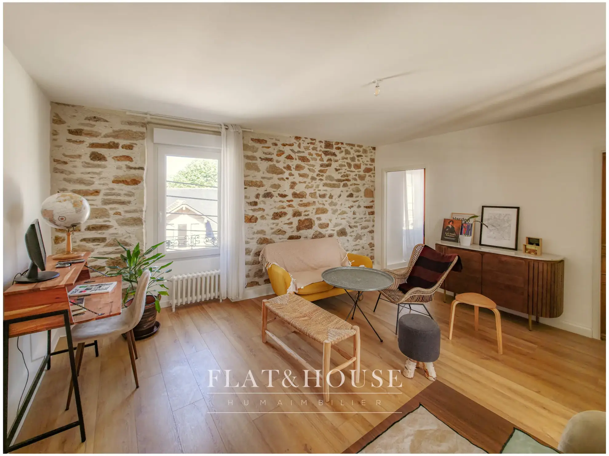 Appartement T2 de 42 m² avec grenier à Nantes, quartier Mellinet