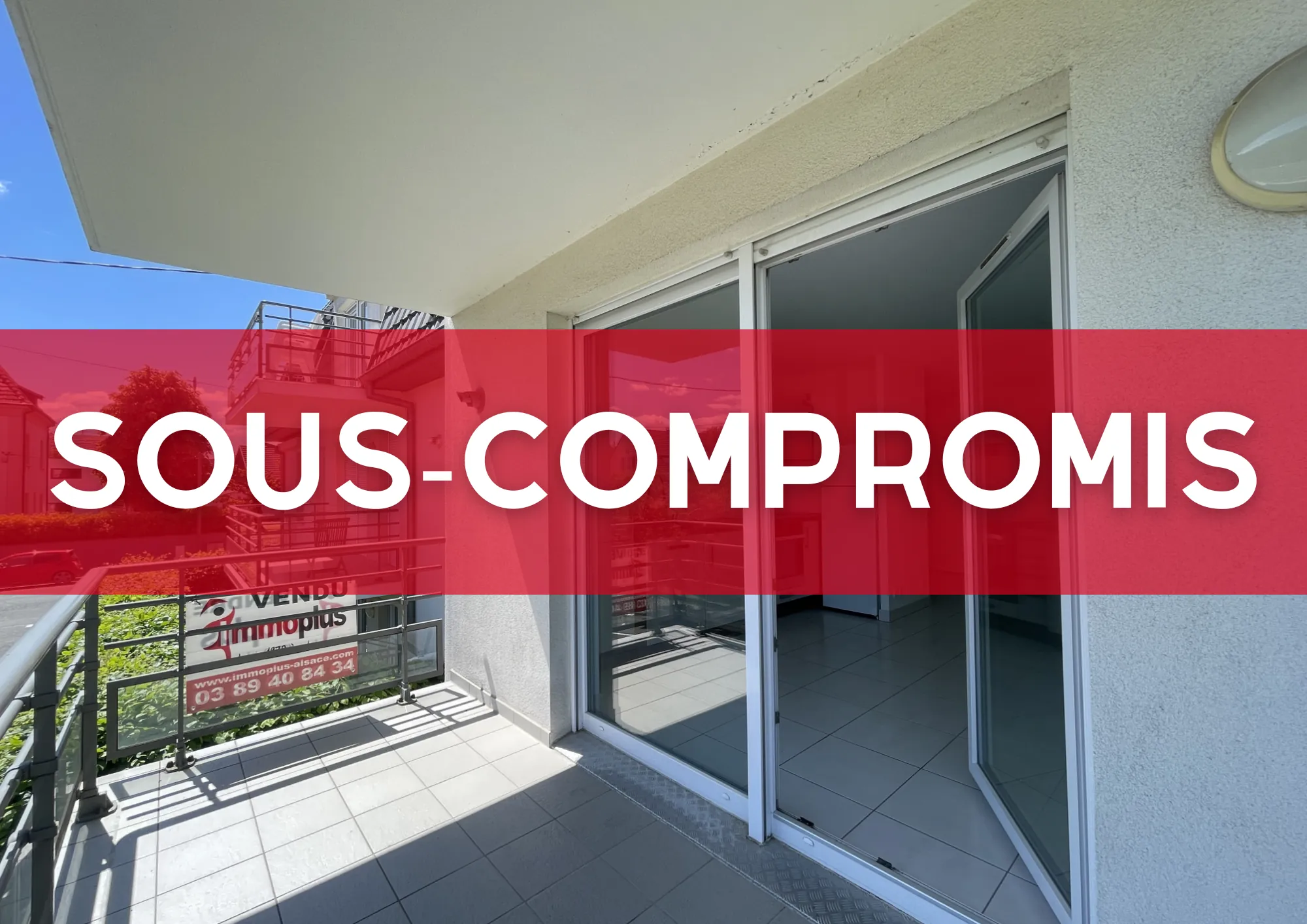 Appartement T3 avec grande terrasse à Sierentz - 64 m²