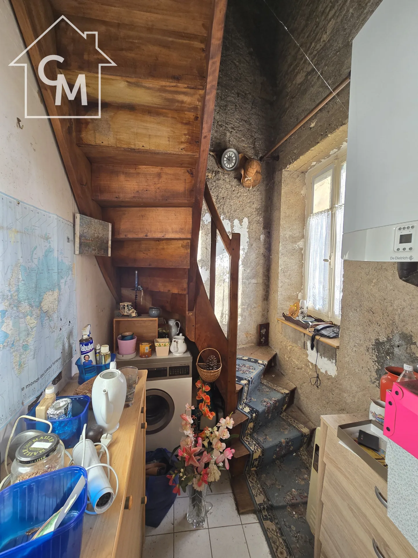 Belle maison à vendre avec jardin et garage à St Gaultier 