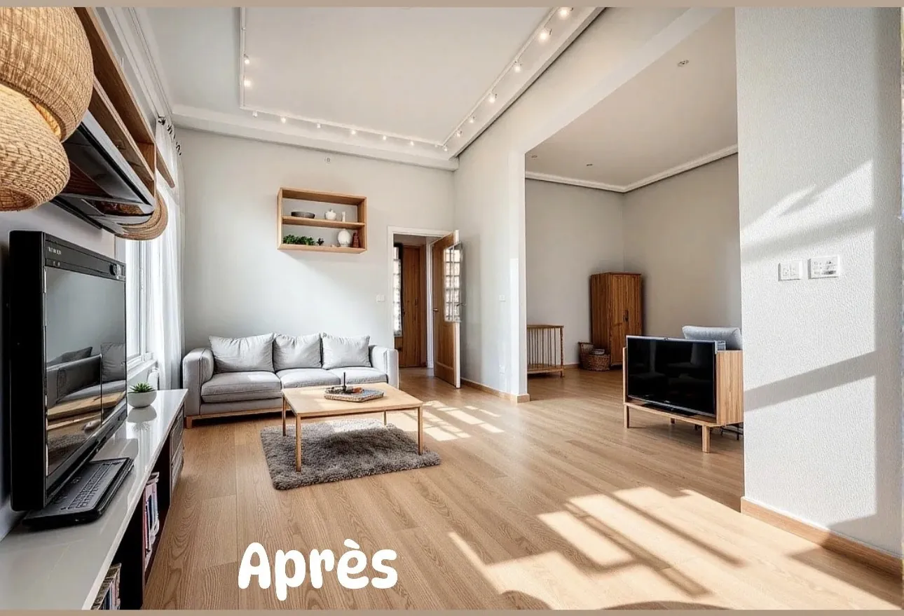 Maison de village à rénover à Milhaud avec cour et cave 