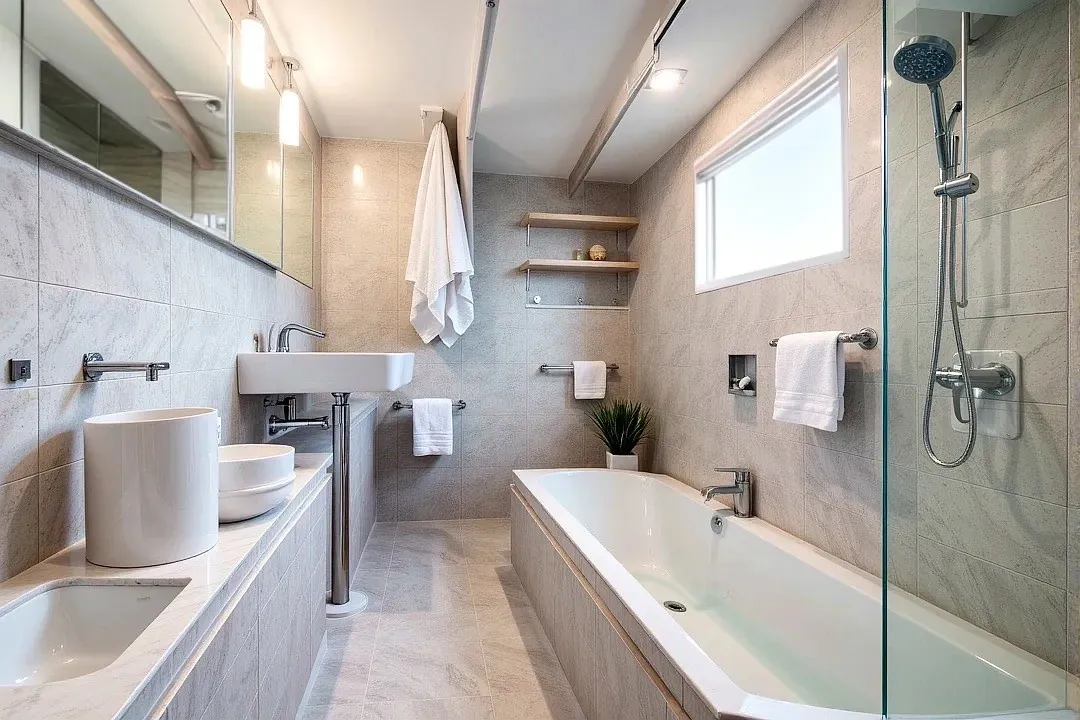 Maison de village à rénover à Milhaud avec cour et cave 