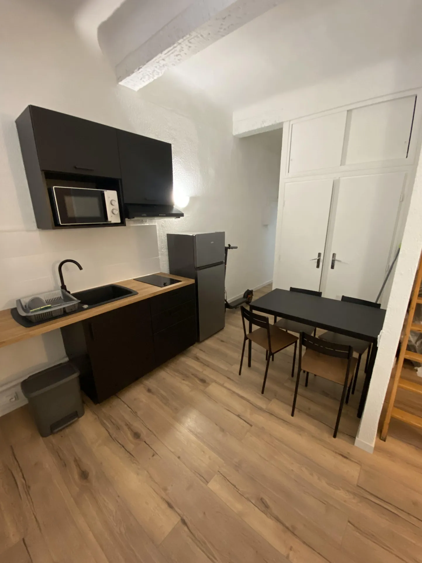 Appartement T1 bis rénové de 28 m² dans le quartier du Panier à Marseille 
