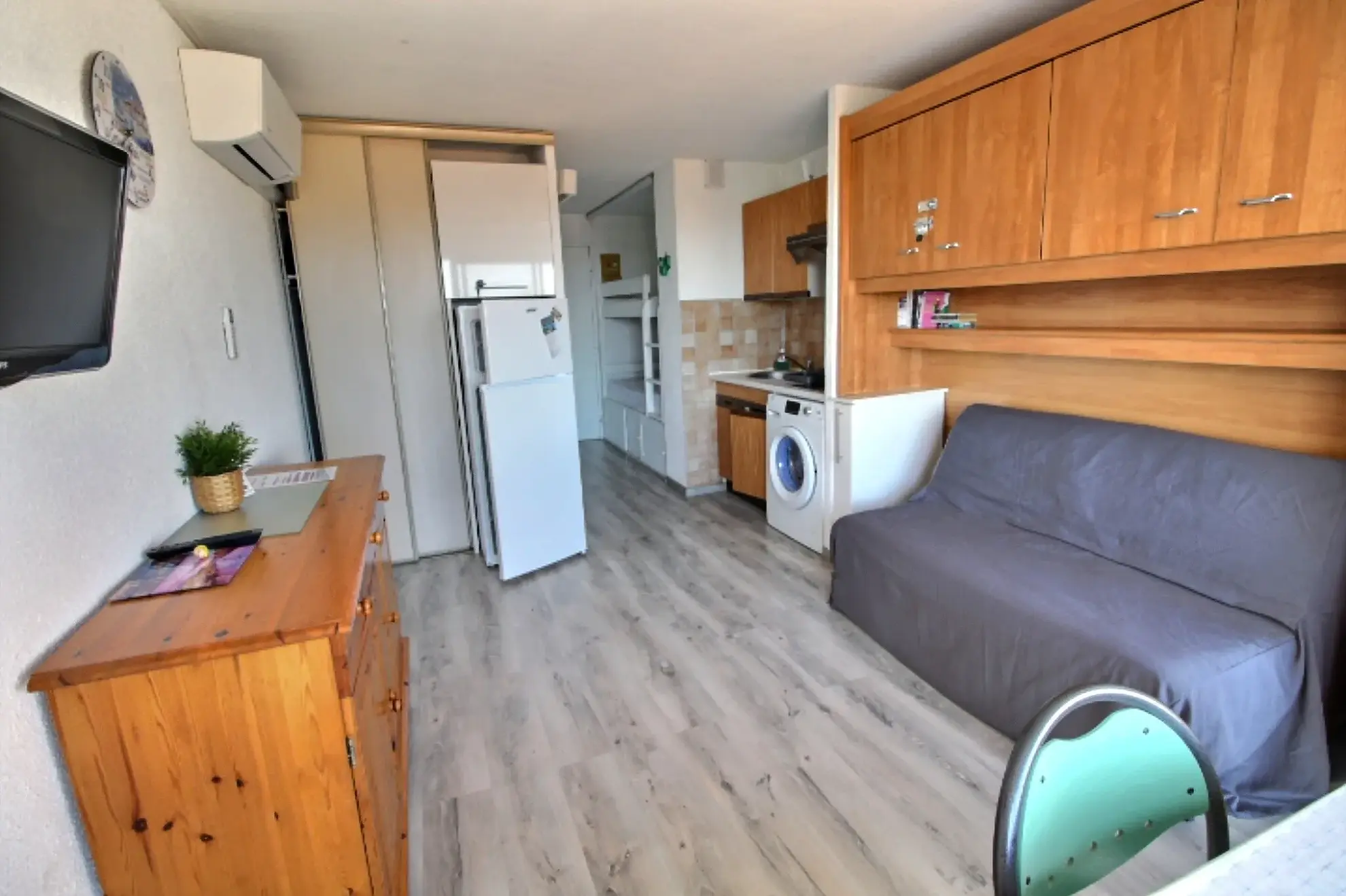 Studio meublé avec piscine et vue dégagée à Le Grau du Roi - Secteur Palais de la Mer