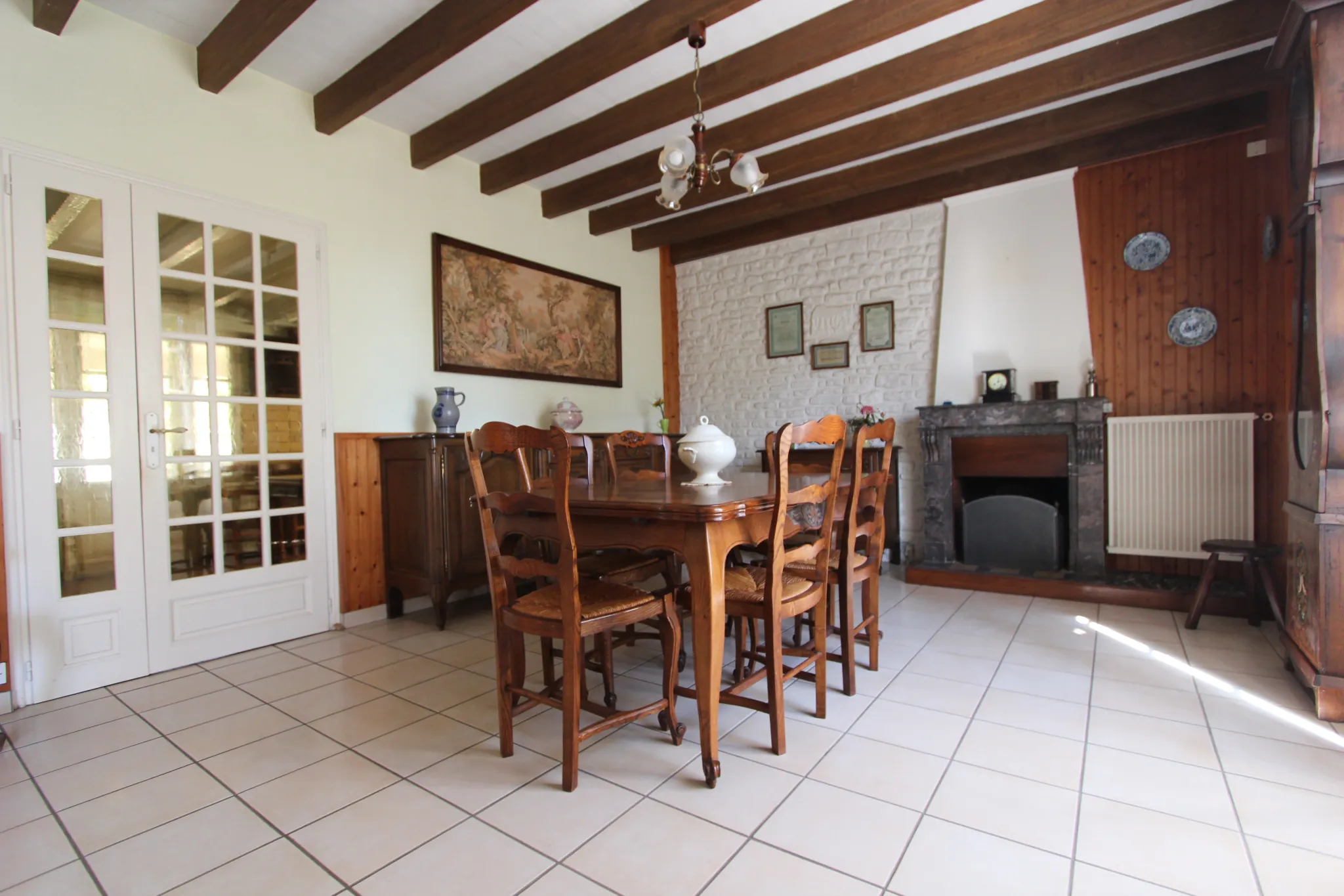 Maison à rénover avec grand jardin à Benet, Marais Poitevin 