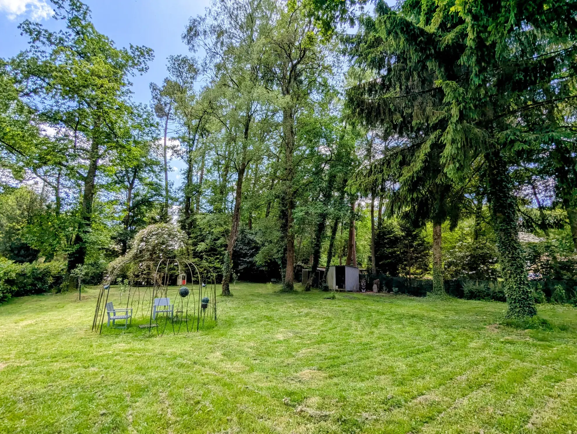 Maison à vendre en forêt de Brocéliande avec dépendances et terrain arboré 