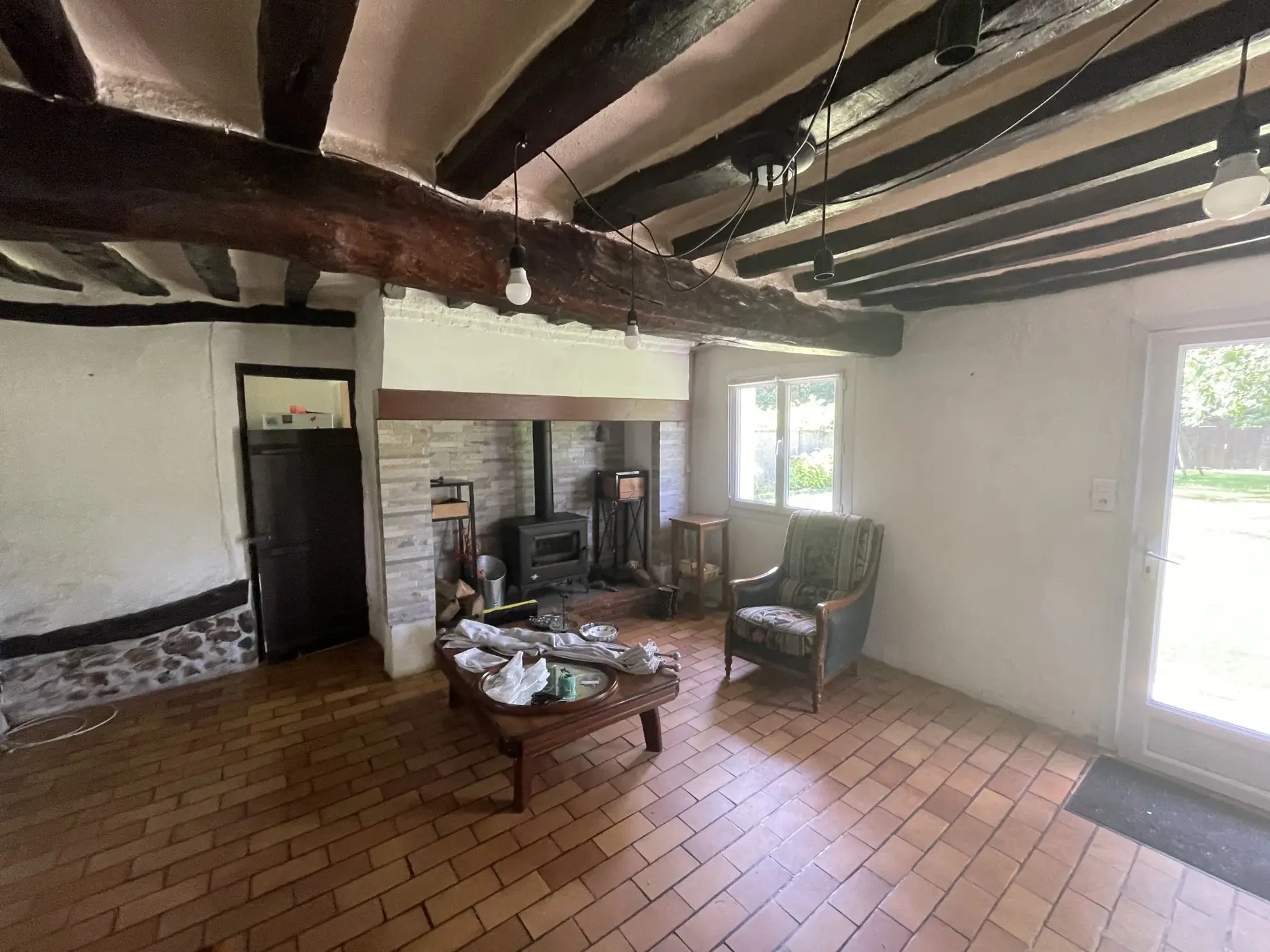 Longère avec jardin à Cany-Fauville en Caux - 80 m², terrain de 1200 m² 