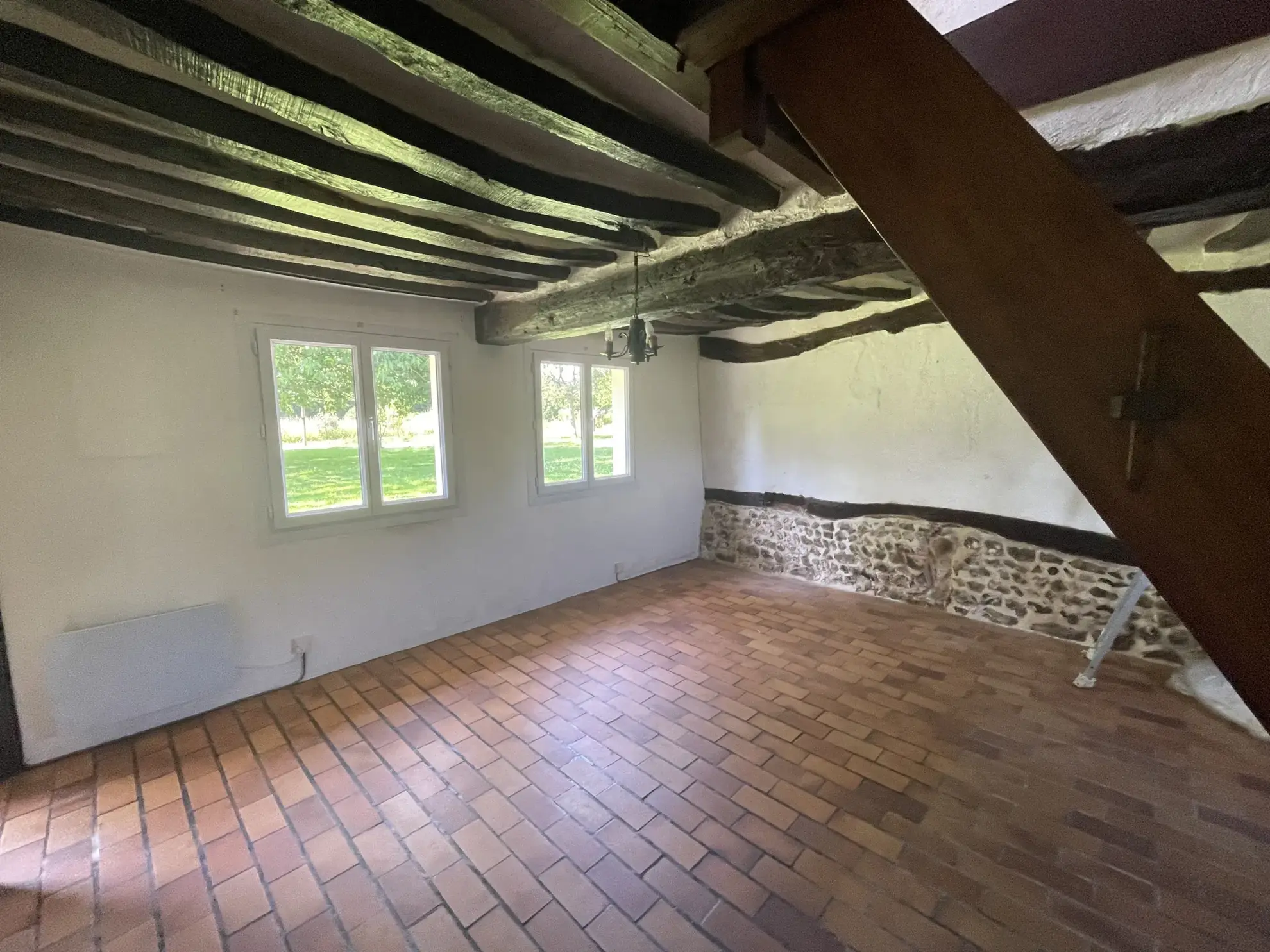 Longère avec jardin à Cany-Fauville en Caux - 80 m², terrain de 1200 m² 