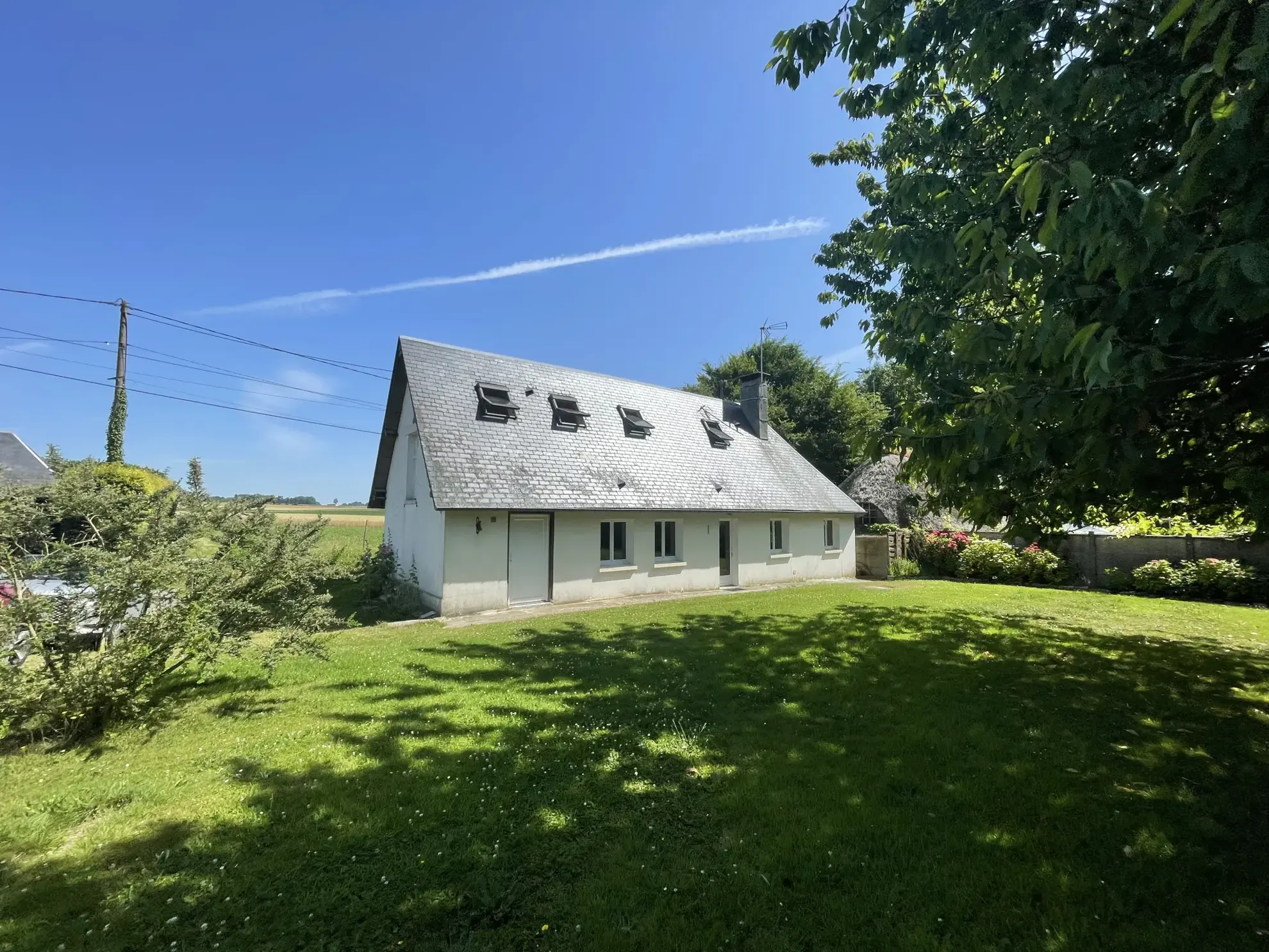 Longère avec jardin à Cany-Fauville en Caux - 80 m², terrain de 1200 m² 