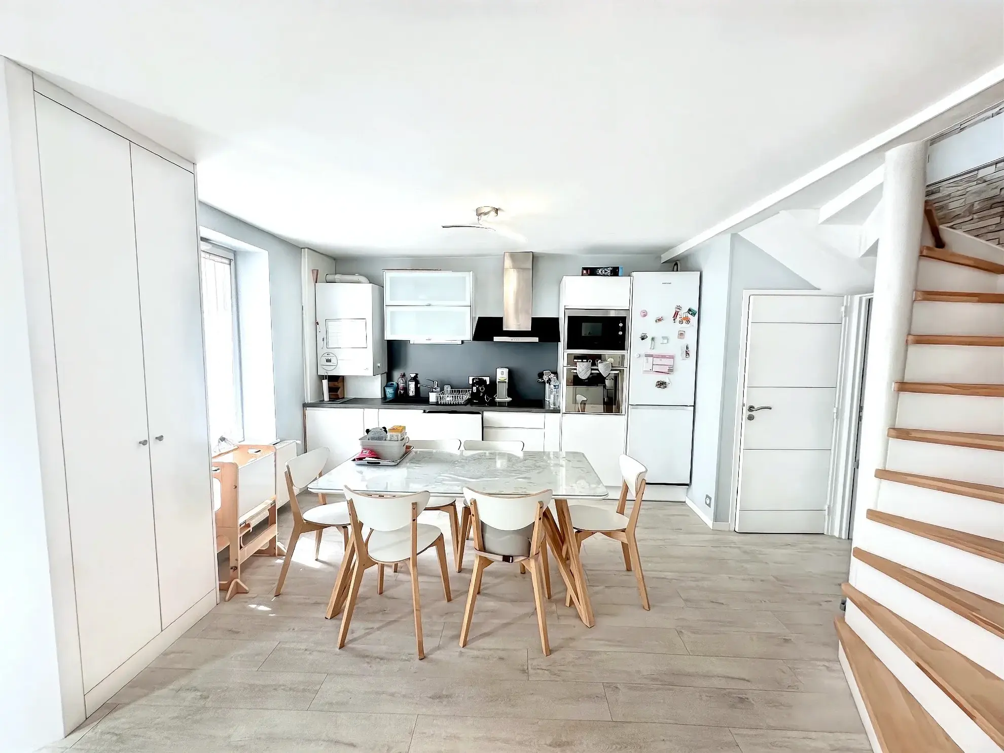 Maison de village rénovée à Marbache de 78m² avec garage et indépendance 