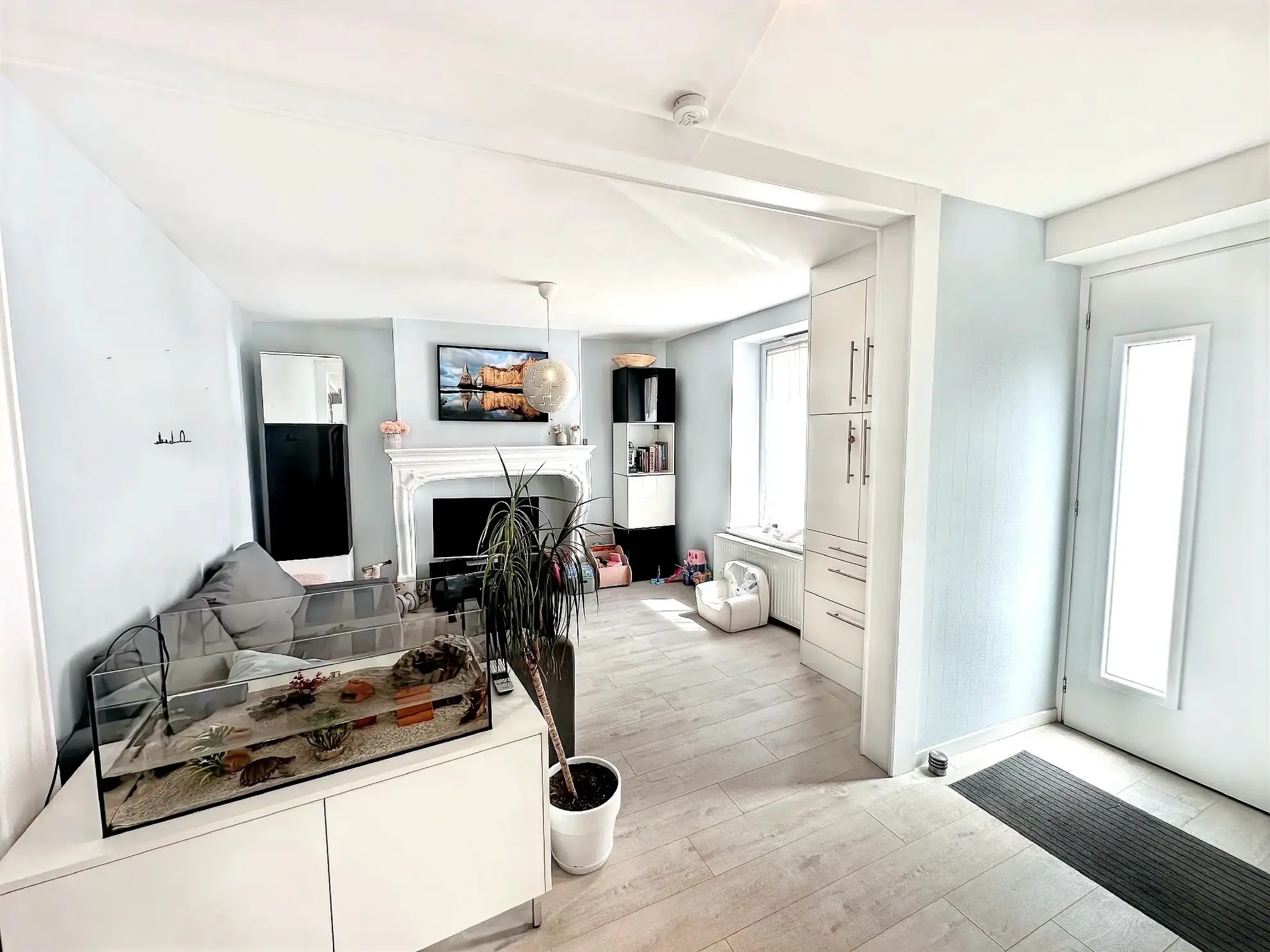 Maison de village rénovée à Marbache de 78m² avec garage et indépendance 