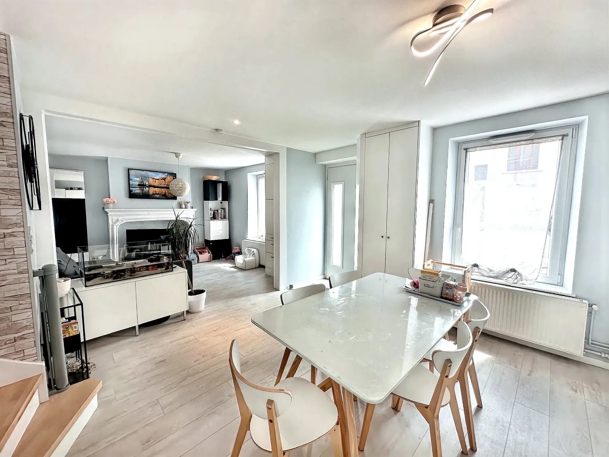 Maison de village rénovée à Marbache de 78m² avec garage et indépendance 