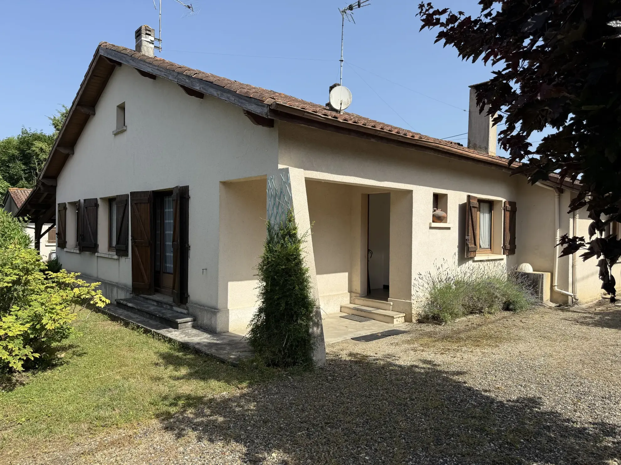 Maison de village avec jardin et garage à Gondrin - Surface 116 m²