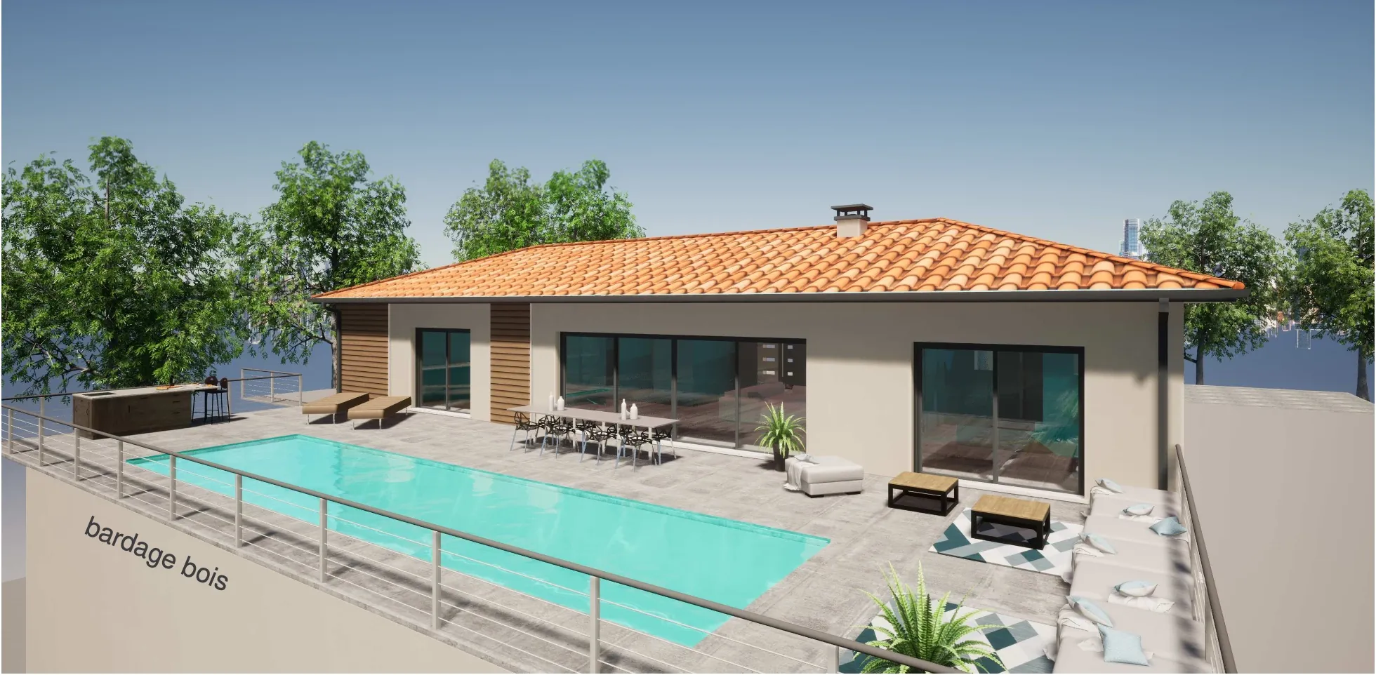 Terrain constructible de 742 m² à Villeneuve-sur-Lot avec permis en place 