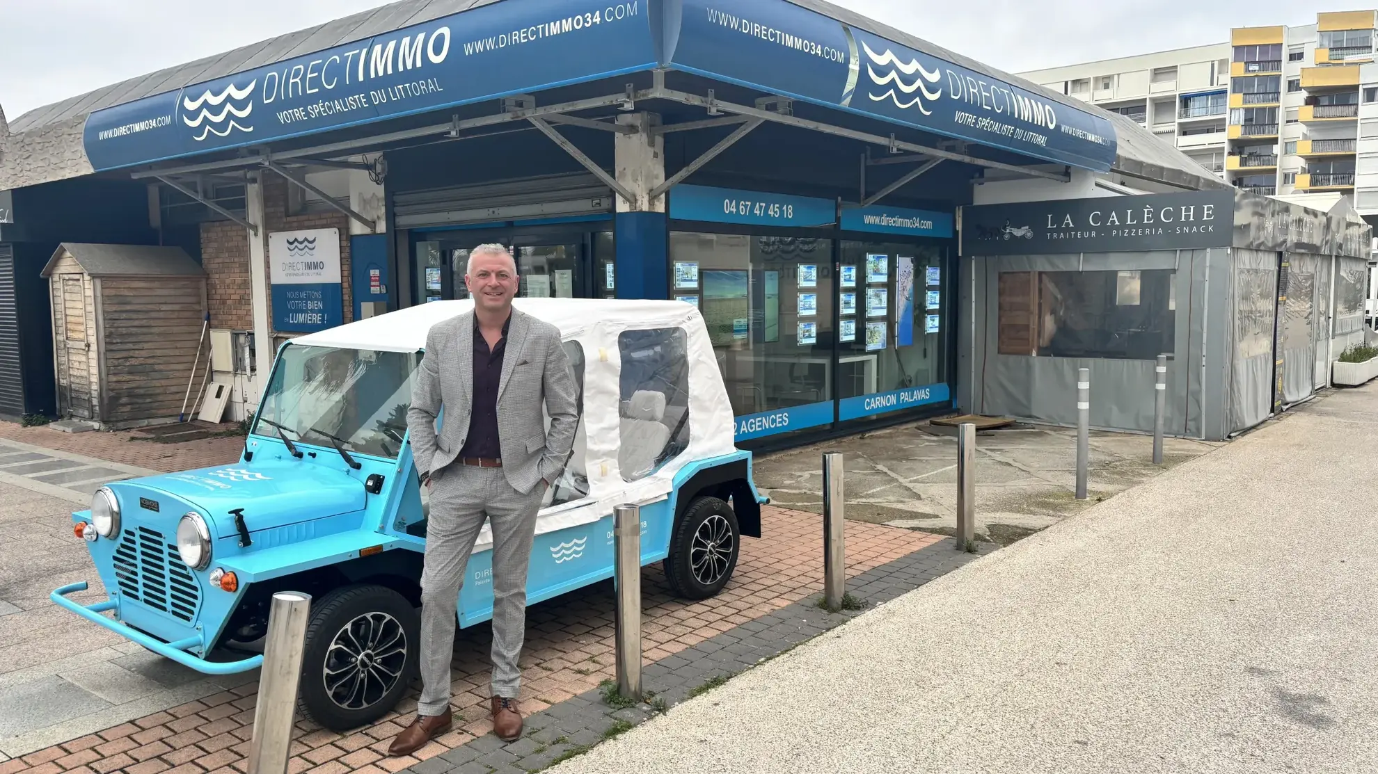 Appartement 2 pièces à Carnon-Plage avec loggia et vue port, proche plage 