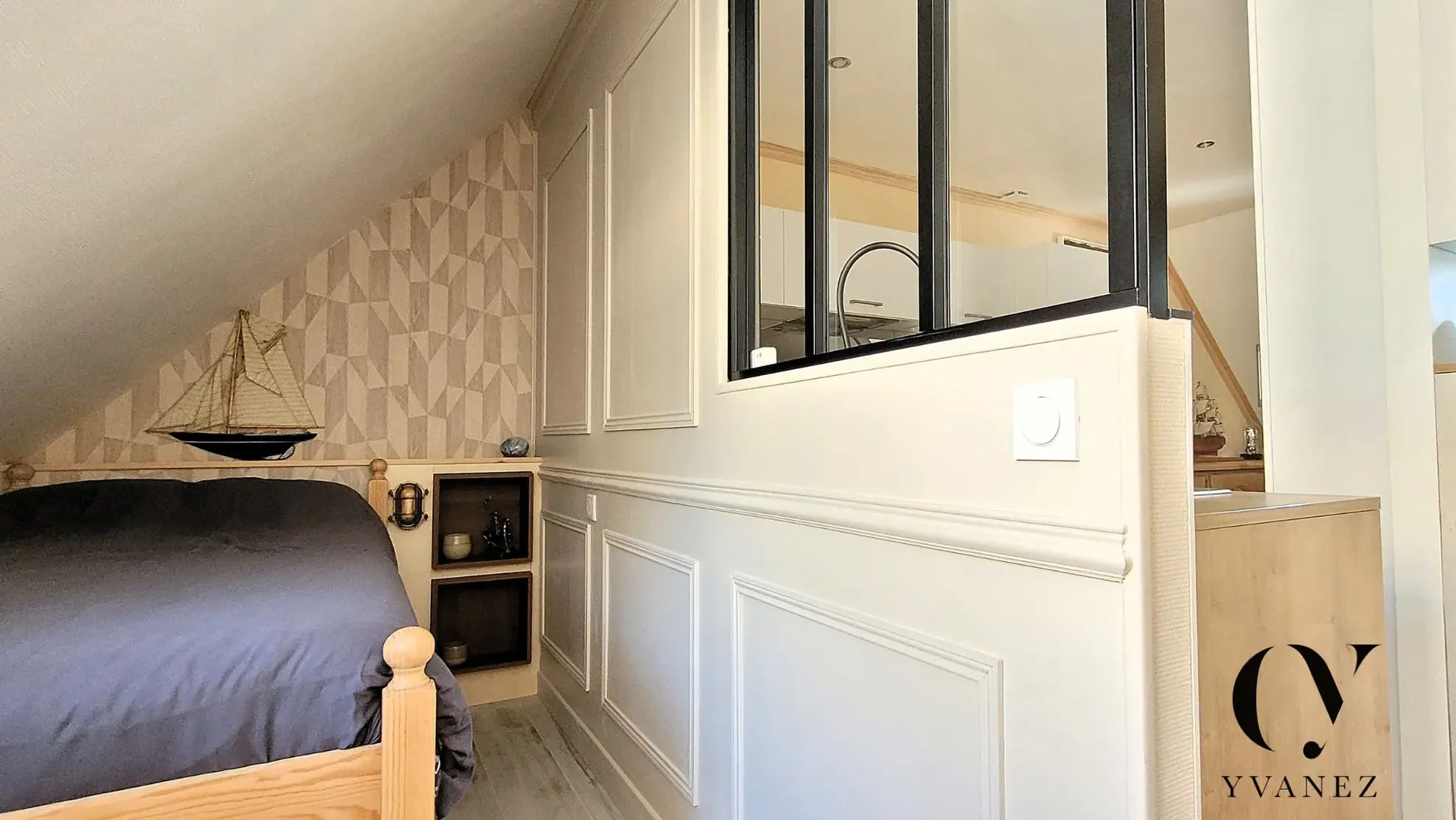 Appartement 1 bis de 35 m² avec garage au centre de Châteaugiron 