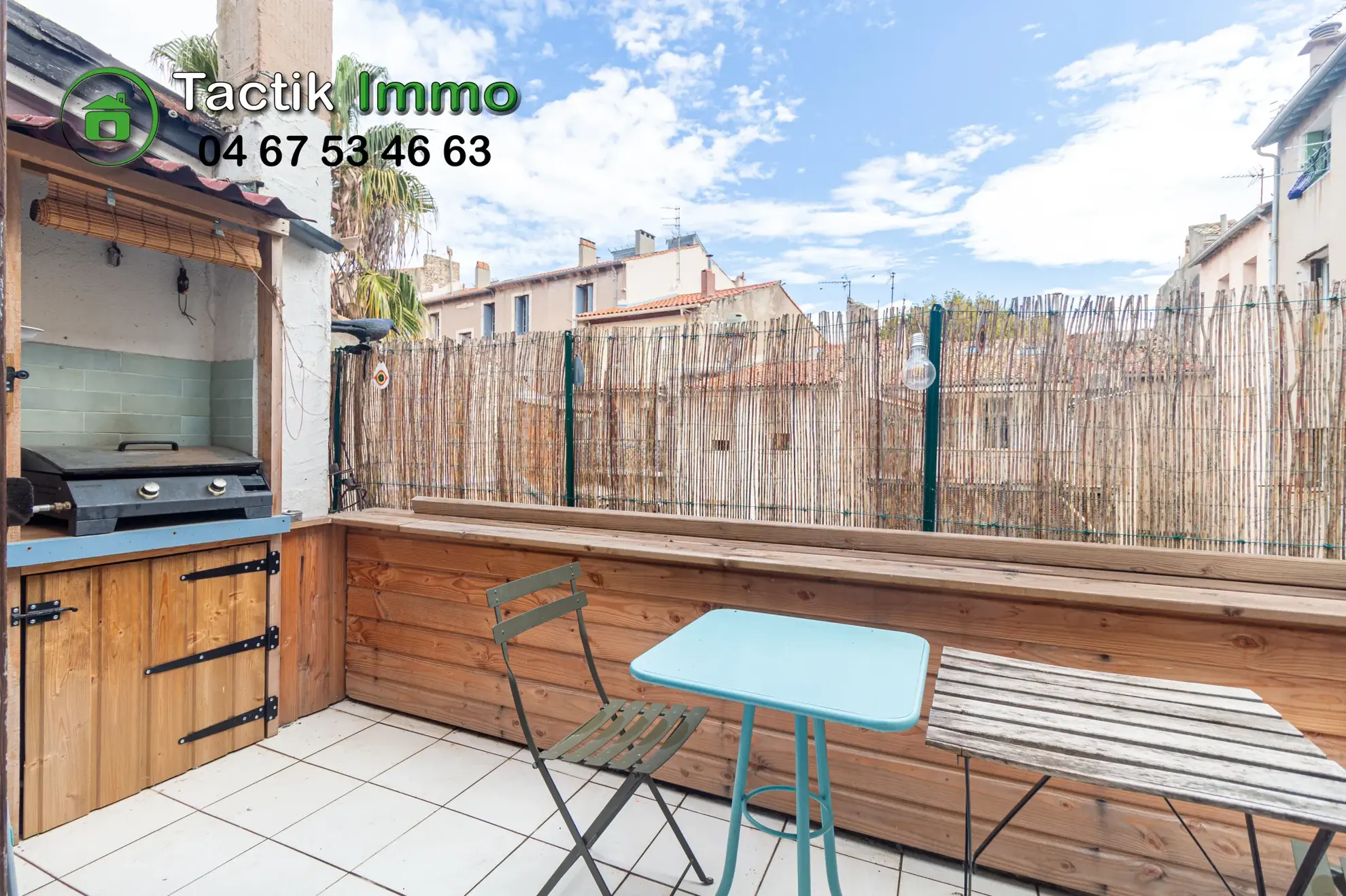 Appartement 3 pièces avec terrasse à Sète, centre-ville