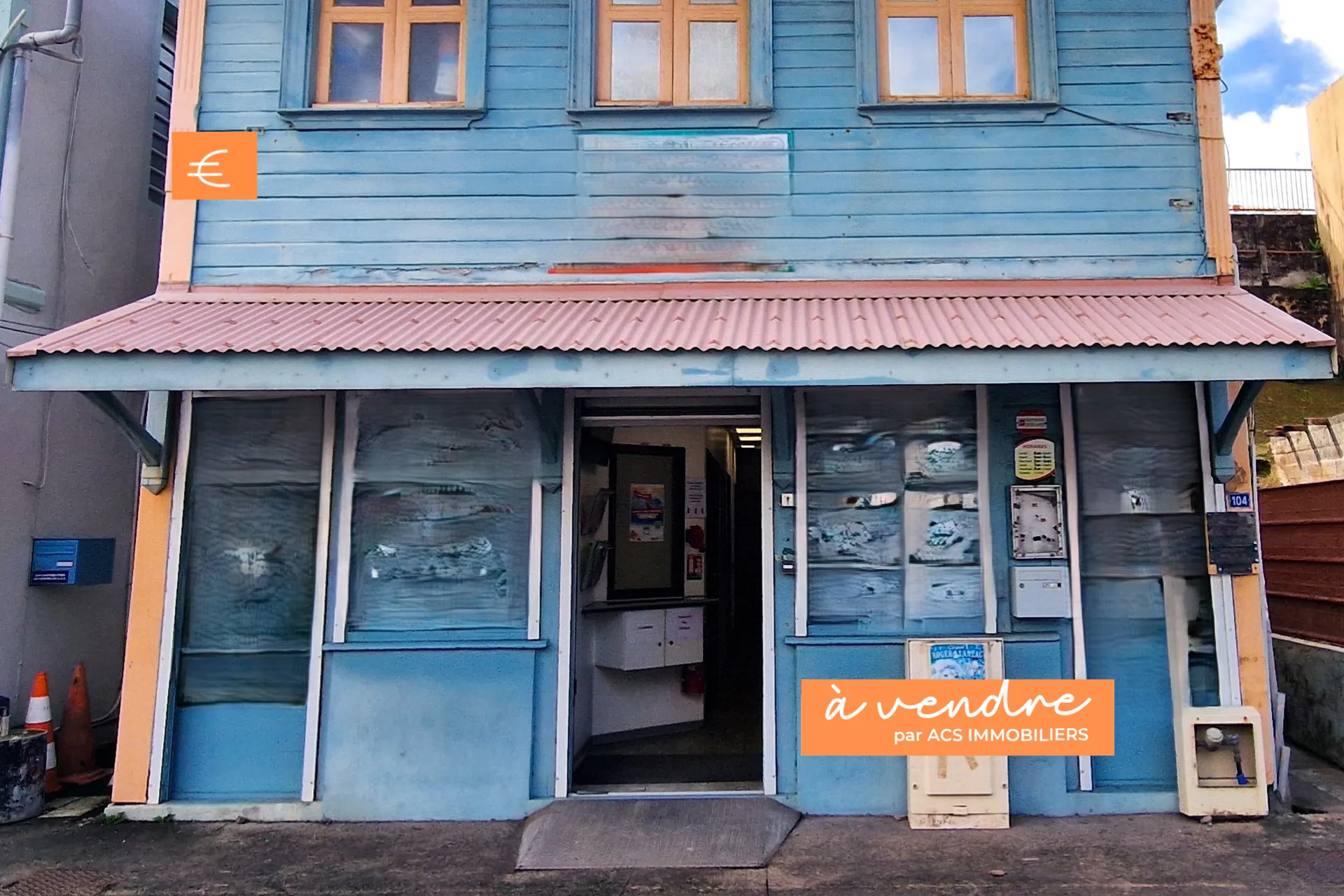 Local commercial à vendre à Sainte Marie, emplacement stratégique, potentiel élevé