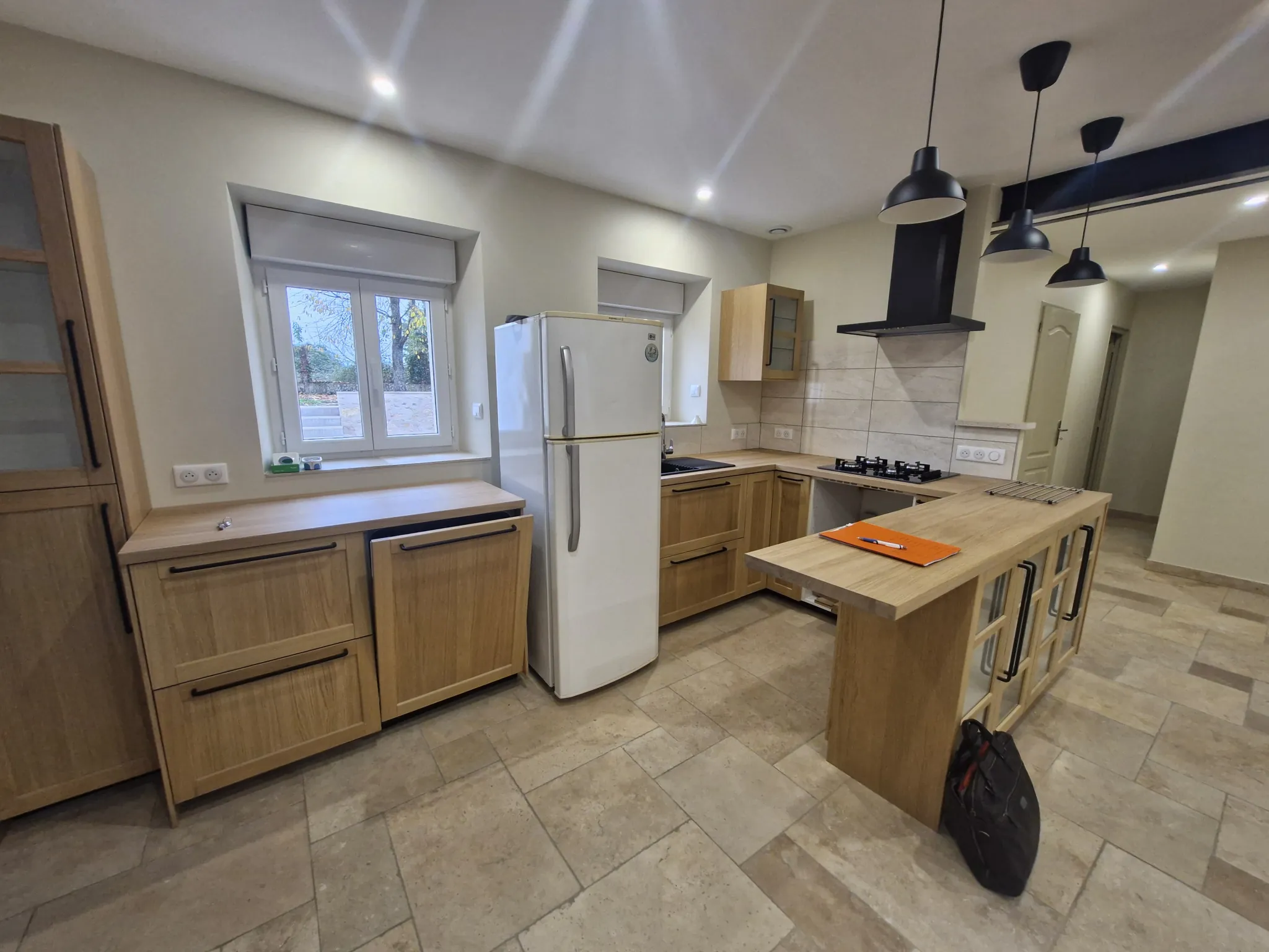 Charmante maison rénovée avec cour et terrain à Ouzouer le Doyen 