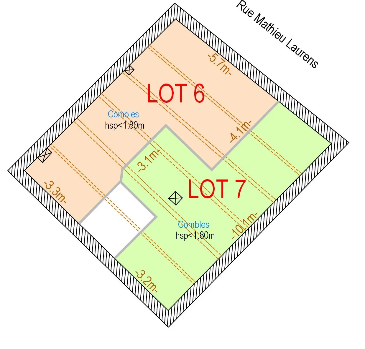 Appartement F2/F3 à vendre à Montpellier dans le secteur Antigone - Potentiel rare 