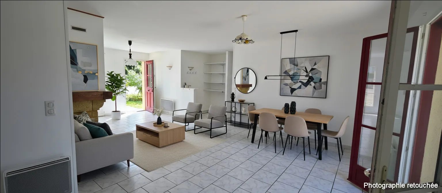 Jeune maison rénovée avec jardin et garage à Noyers-sur-Serein 